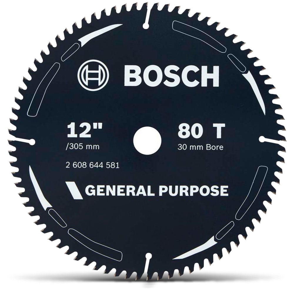 BOSCH 305mm 80T TCT Circular Saw Blade for Wood Cutting GENERAL PURPOSE FNIRSI