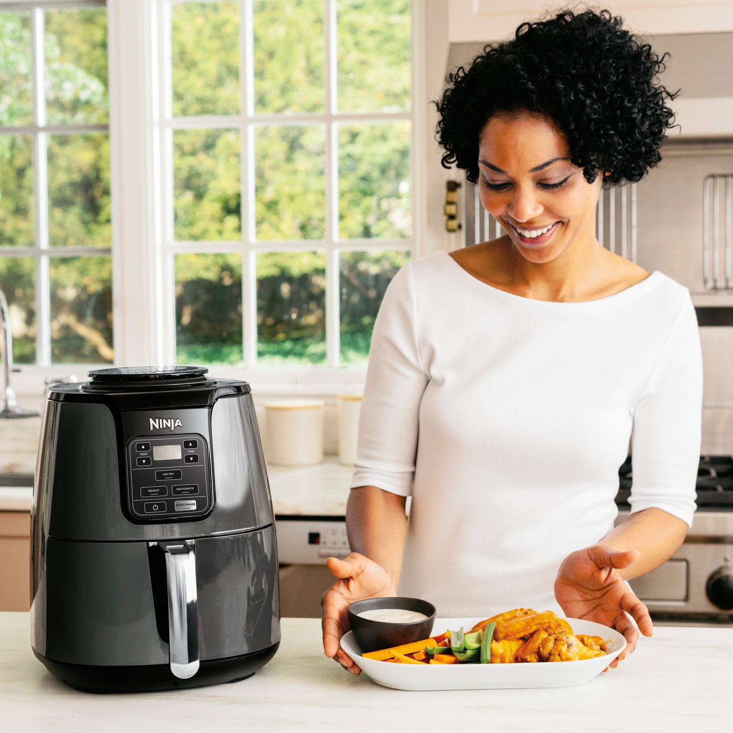 Clearance Sale - Air Fryer with 2 Independent Frying Baskets - wilkoukmall