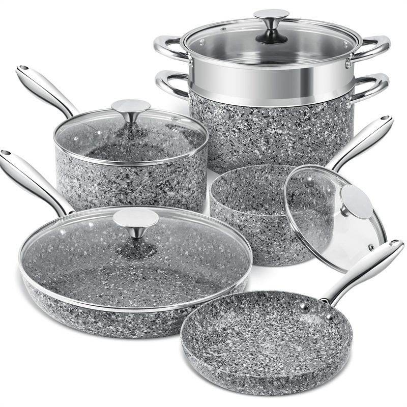 2023 granite cookware sets 20pcs cookware