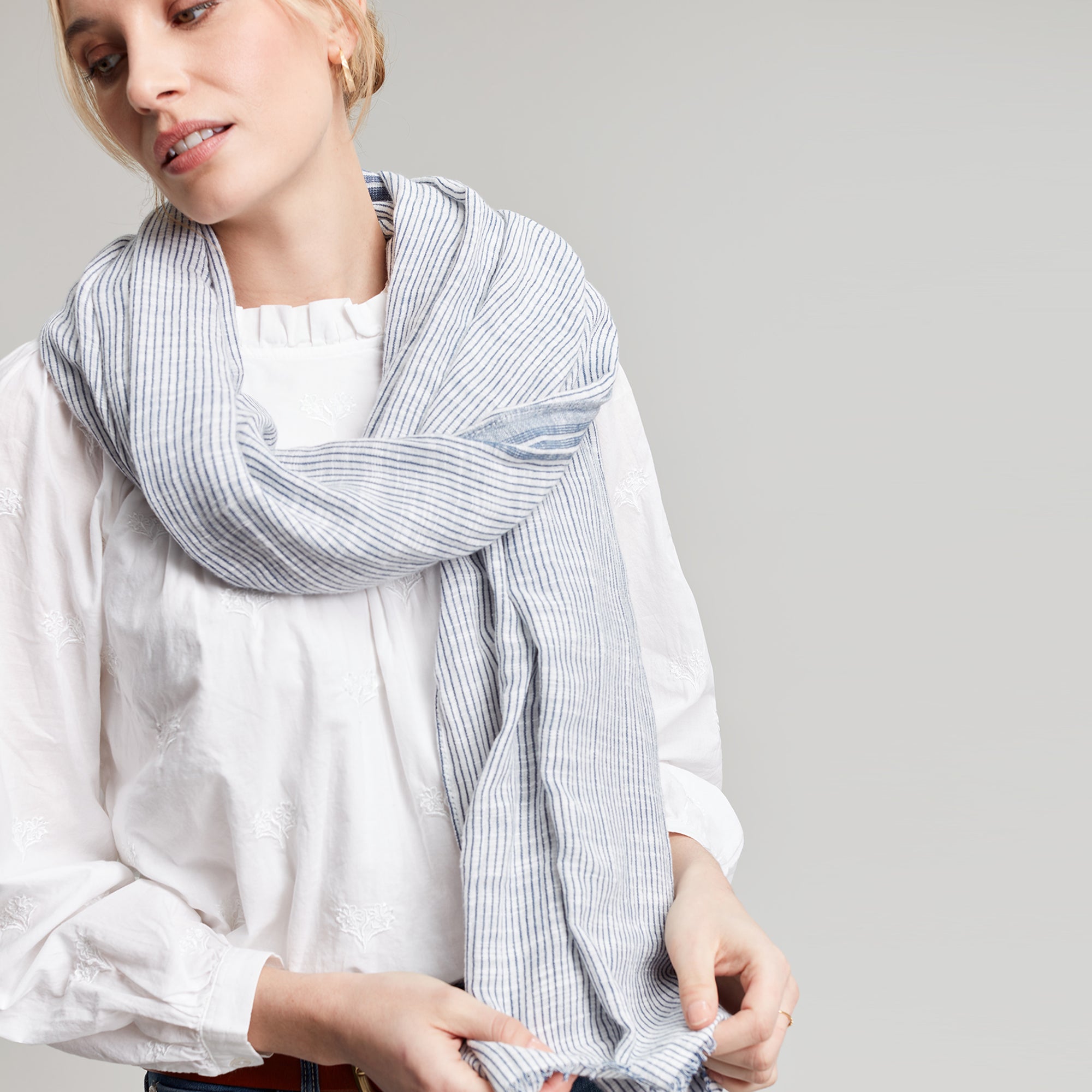 Joules Ladies Orla Lightweight Texture Scarf