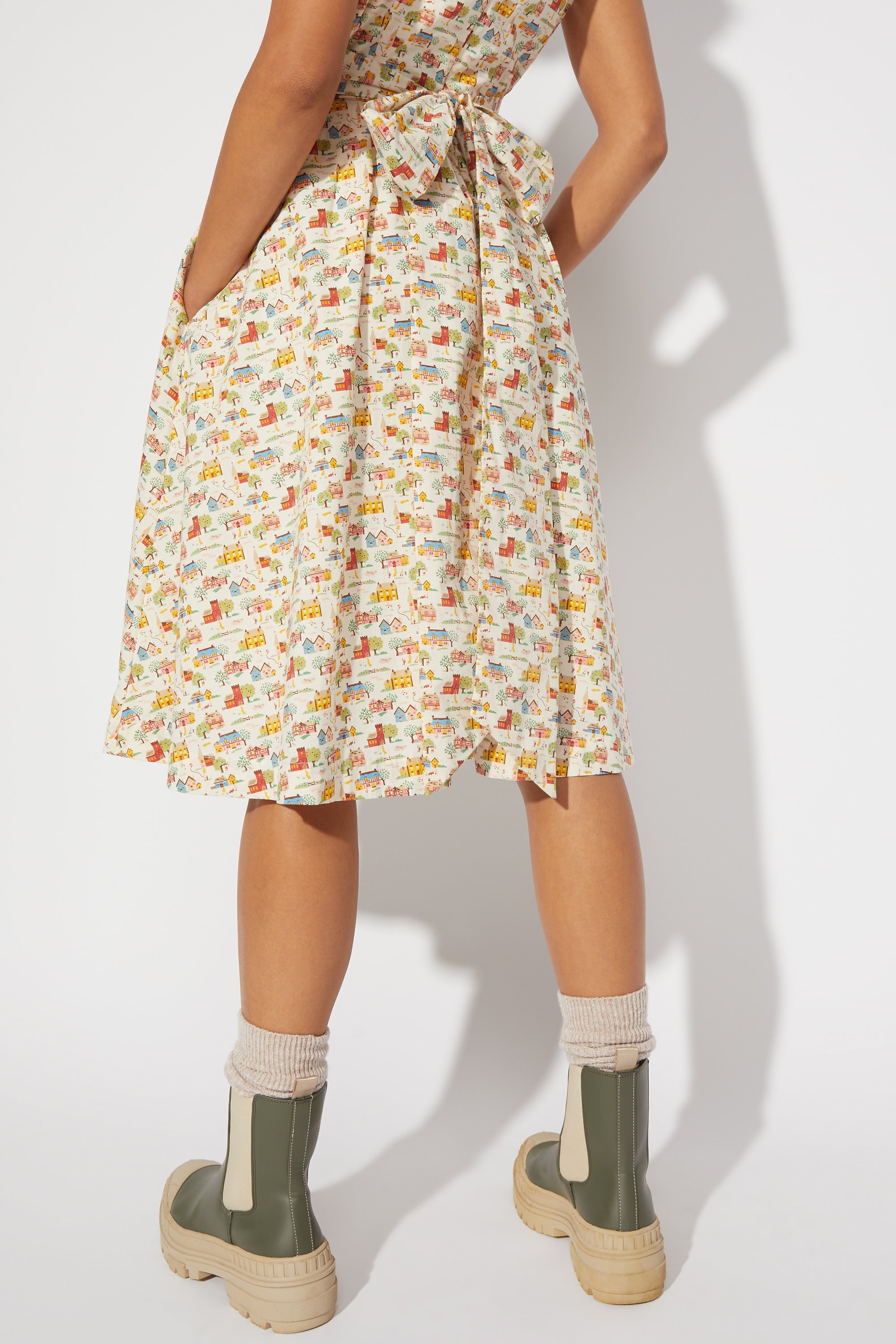 Home Sweet Home Tie Waist Dress