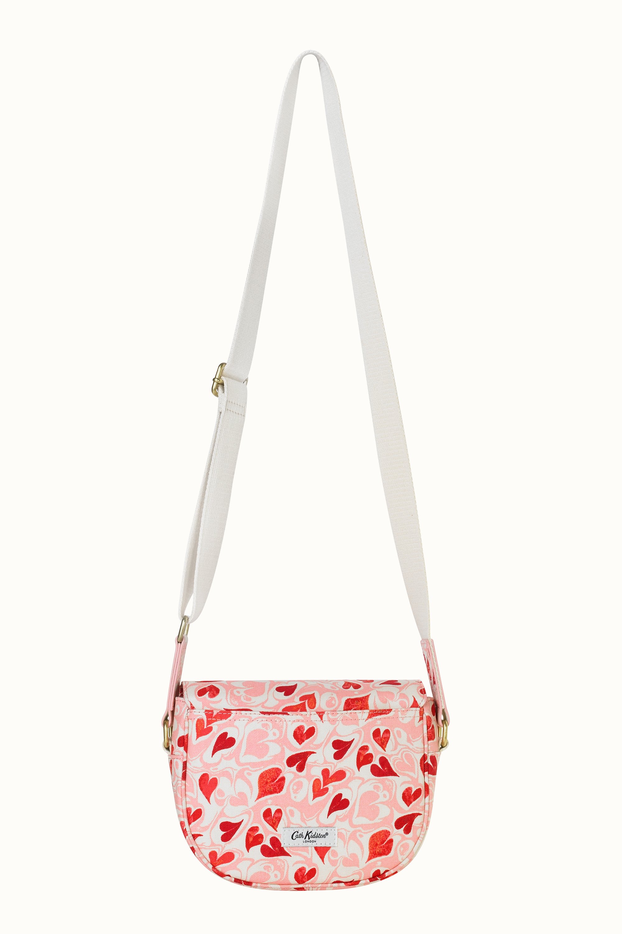 Marble Hearts Ditsy The Mini Saddle Bag