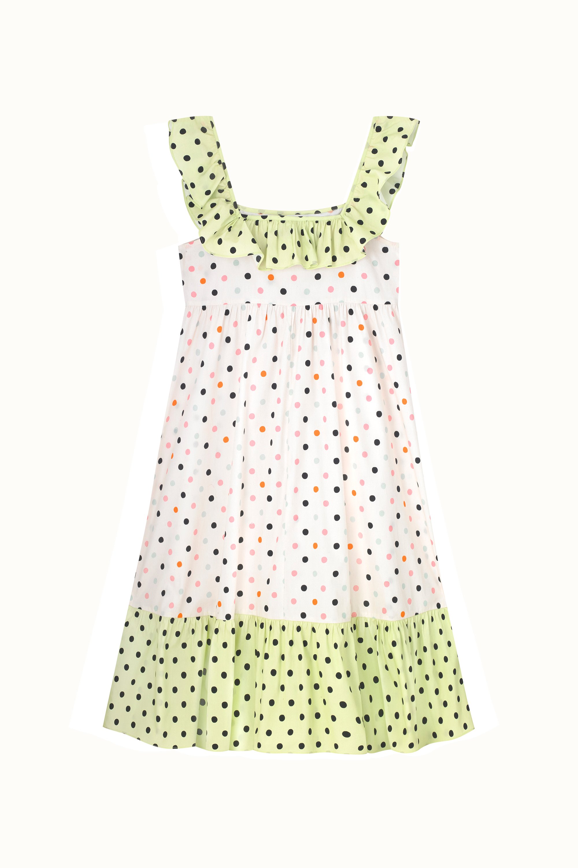 Spot Ruffle Dreamer Dress