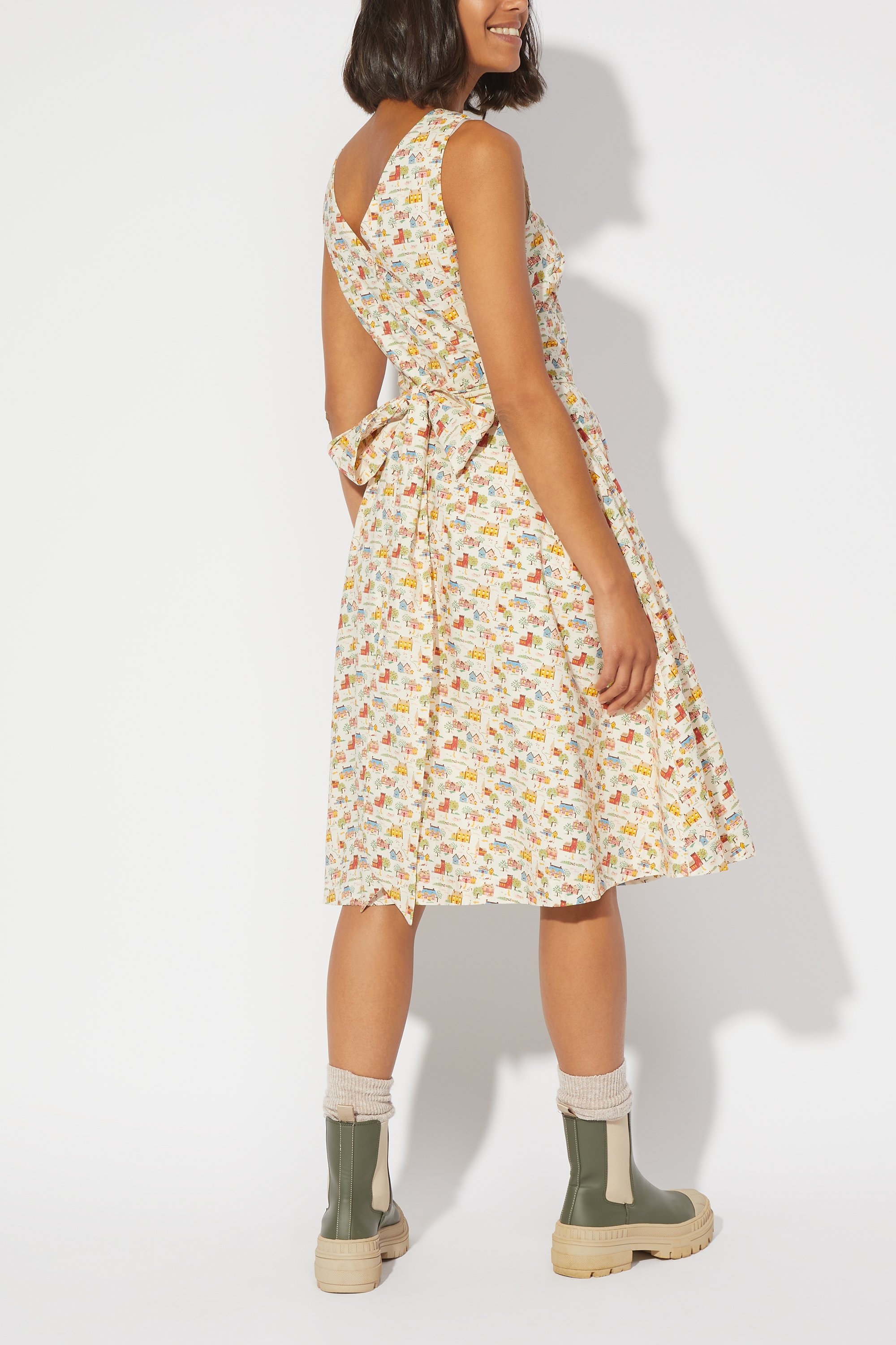 Home Sweet Home Tie Waist Dress