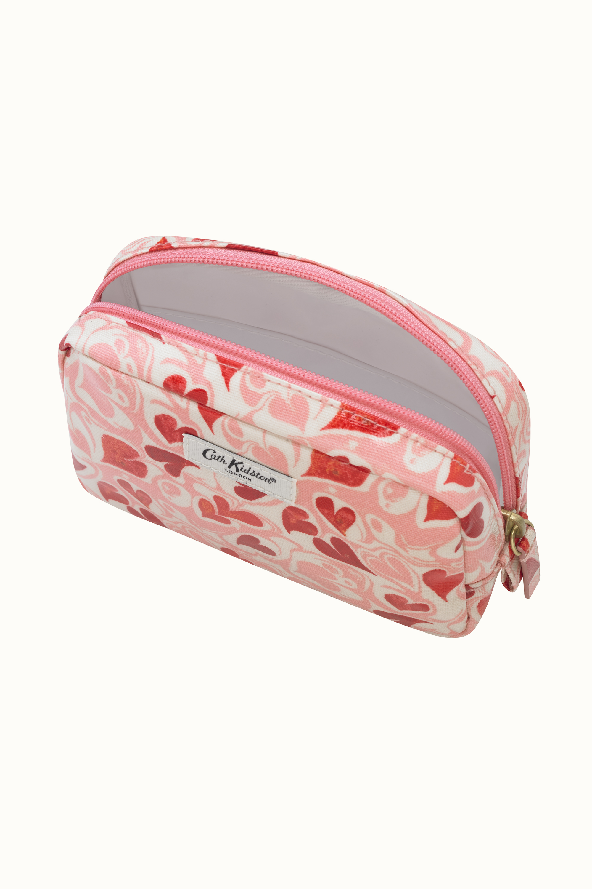 Marble Hearts Ditsy Classic Make Up Case