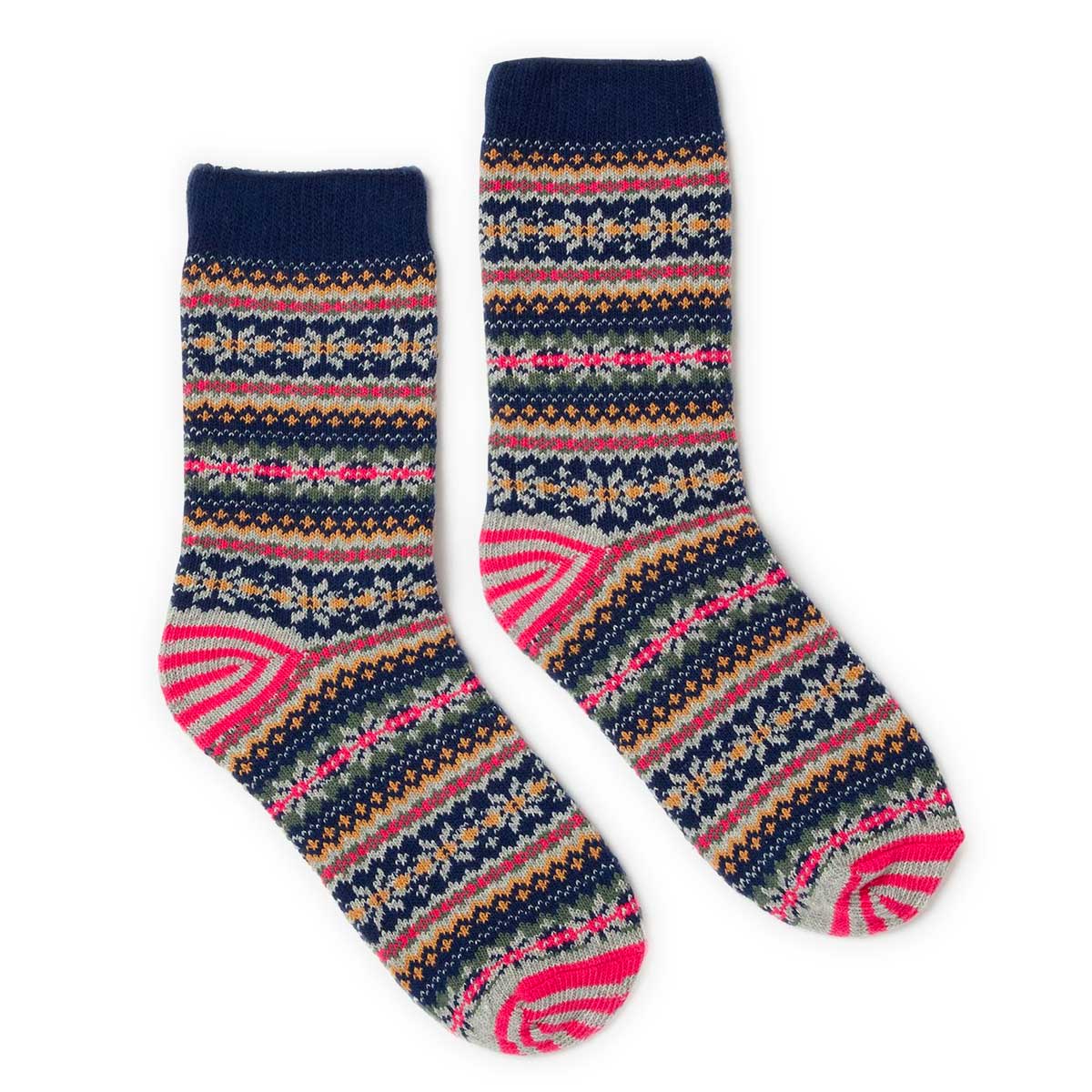 Joules Ladies Lucille Fairisle Boot Sock