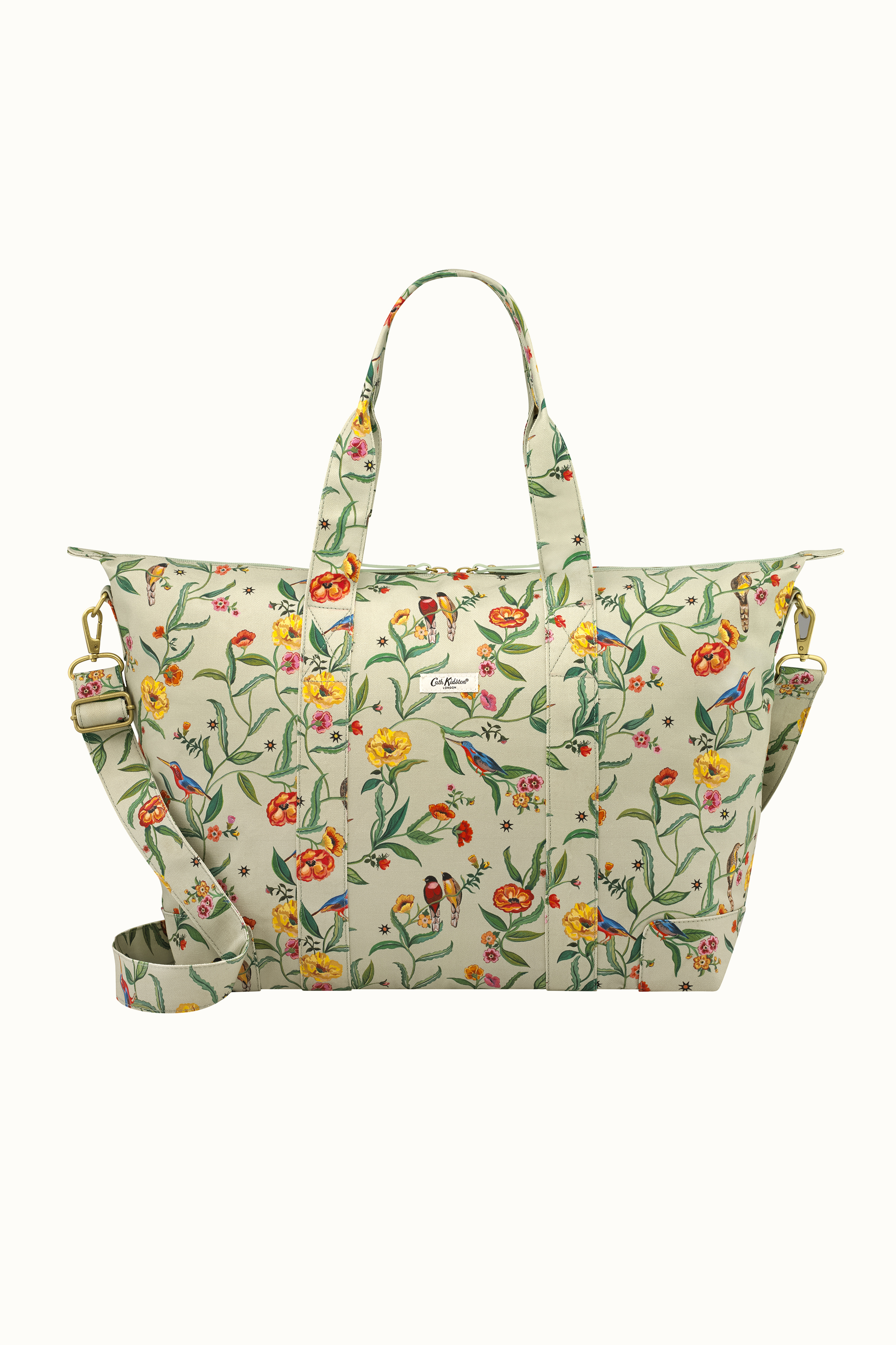 Summer Birds Foldaway Overnight Bag