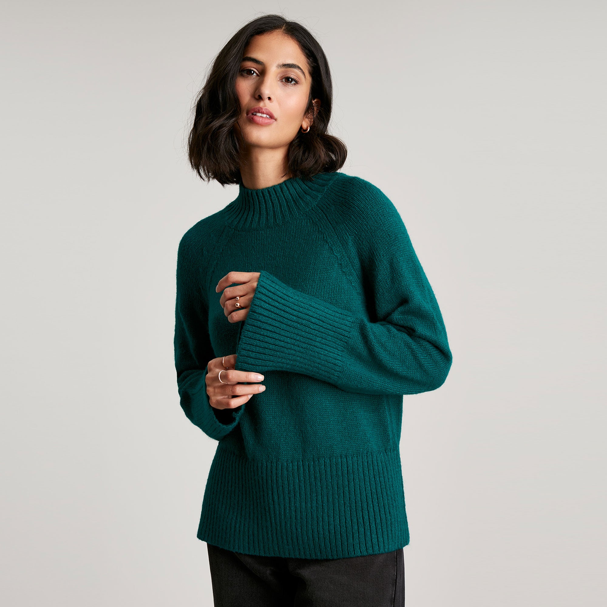 Joules Ladies Rosalie Mock Turtle Neck Jumper
