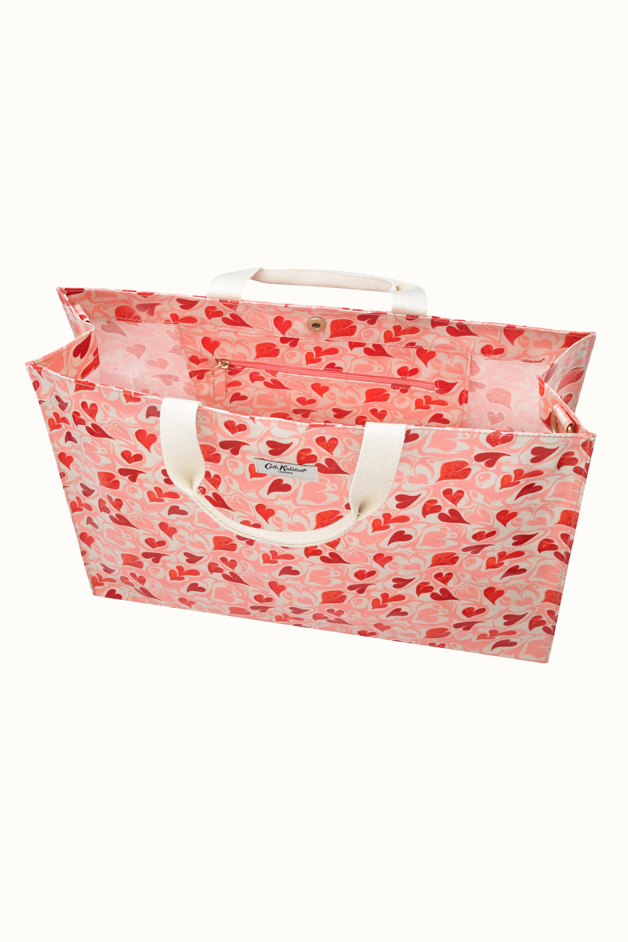 Marble Hearts Ditsy Strappy Carryall