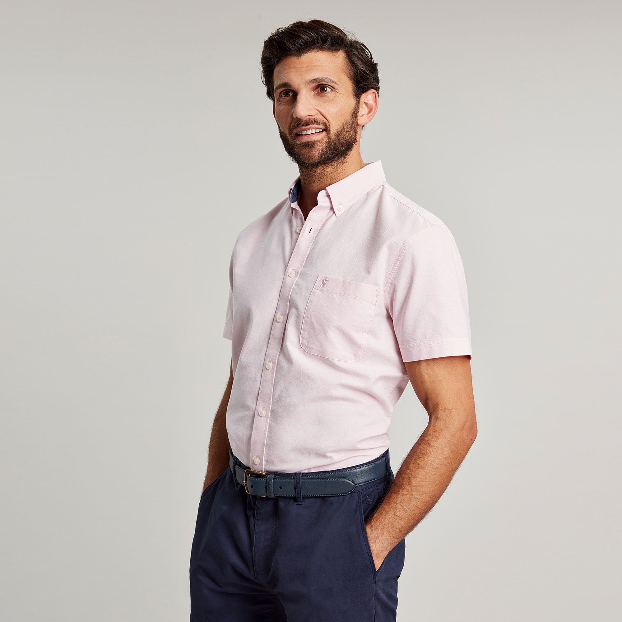 Joules Mens Classic Fit Short Sleeve Oxford Shirt