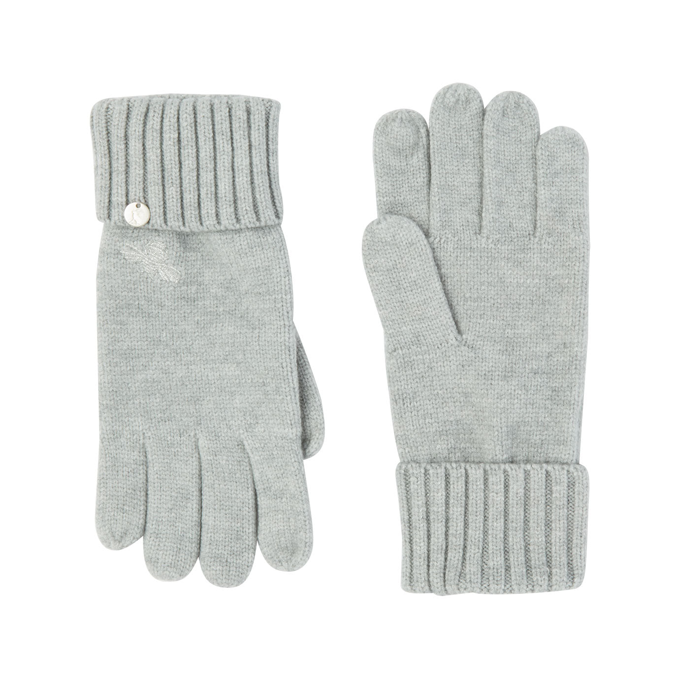 Joules Ladies Stafford Knitted Gloves With Embellishment