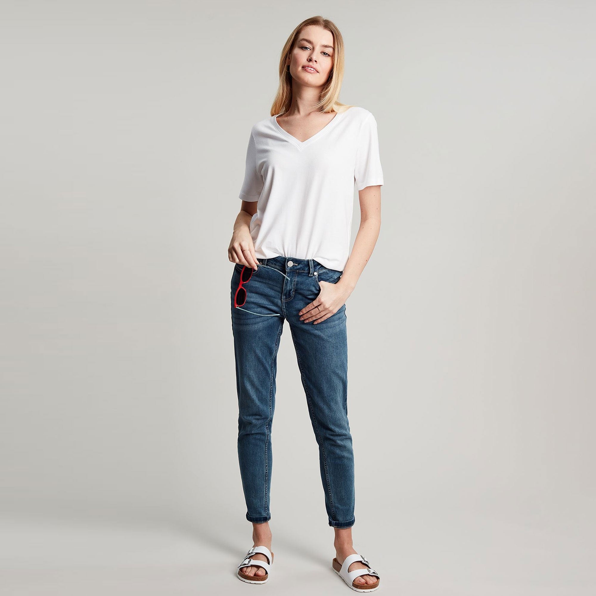 Joules Ladies Emily V Neck Tee