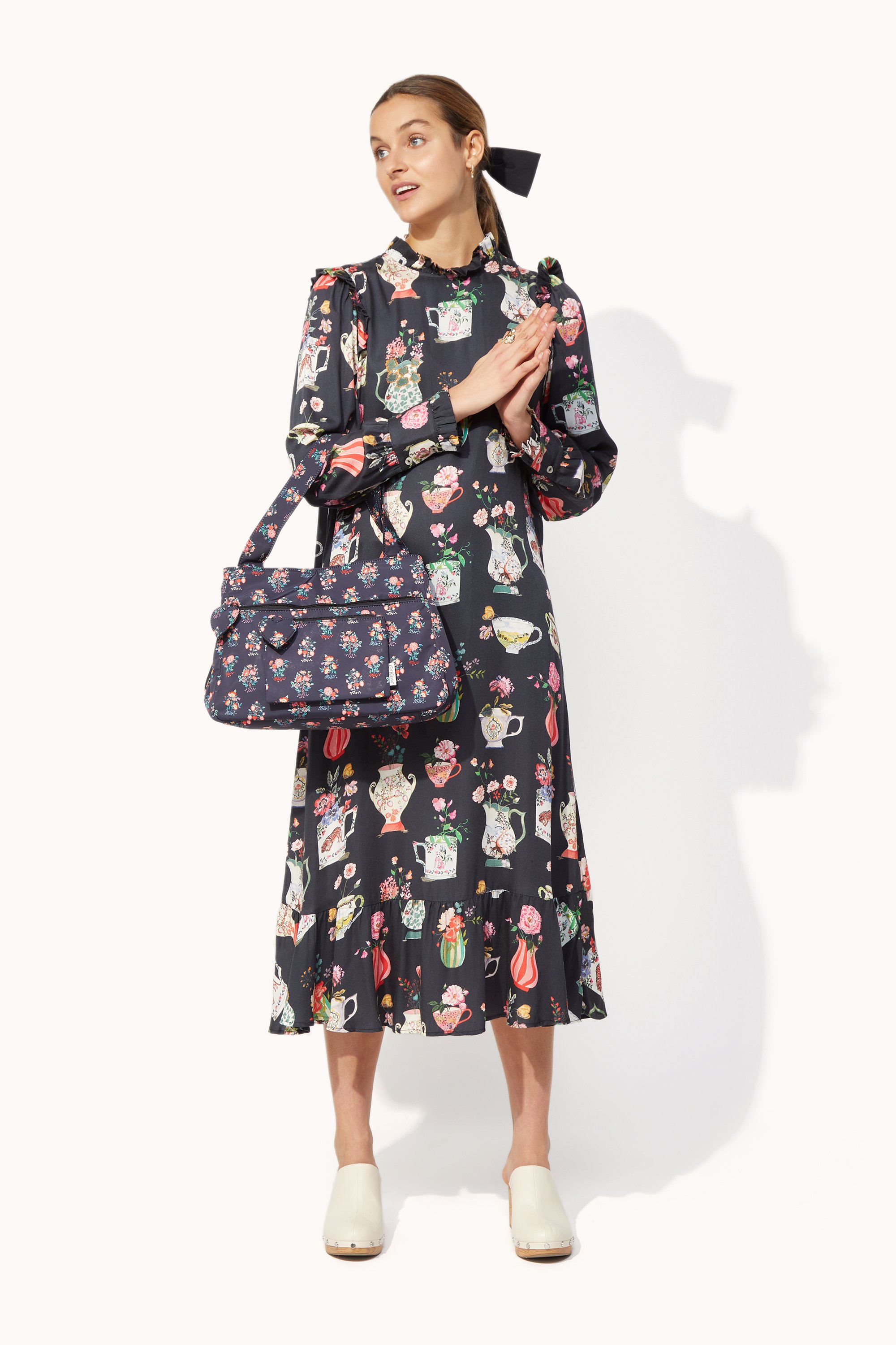 Kingdom Posey Small Recycled Rose Medium Shoulder Bag