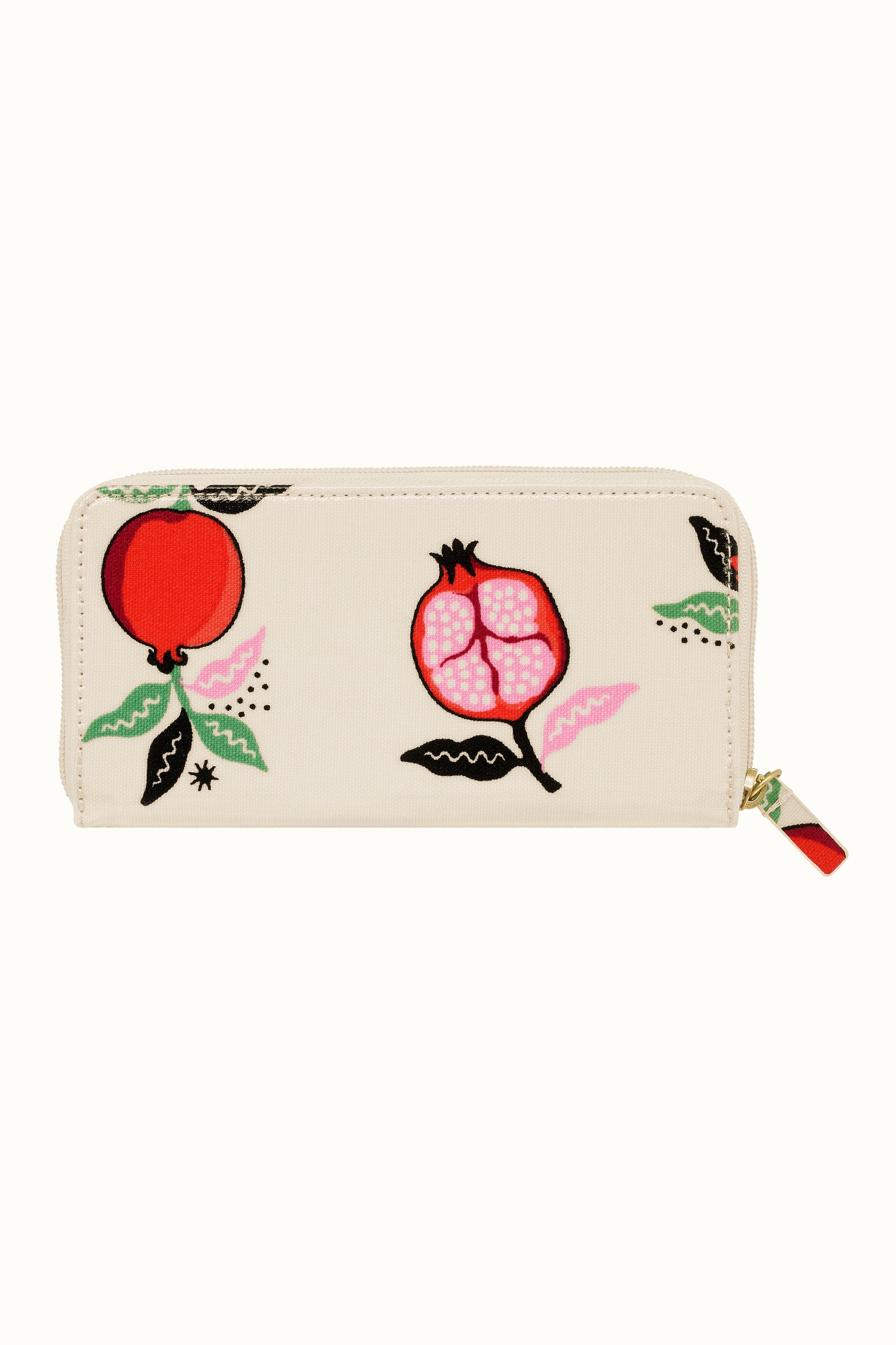 Pomegranate Continental Zip Wallet