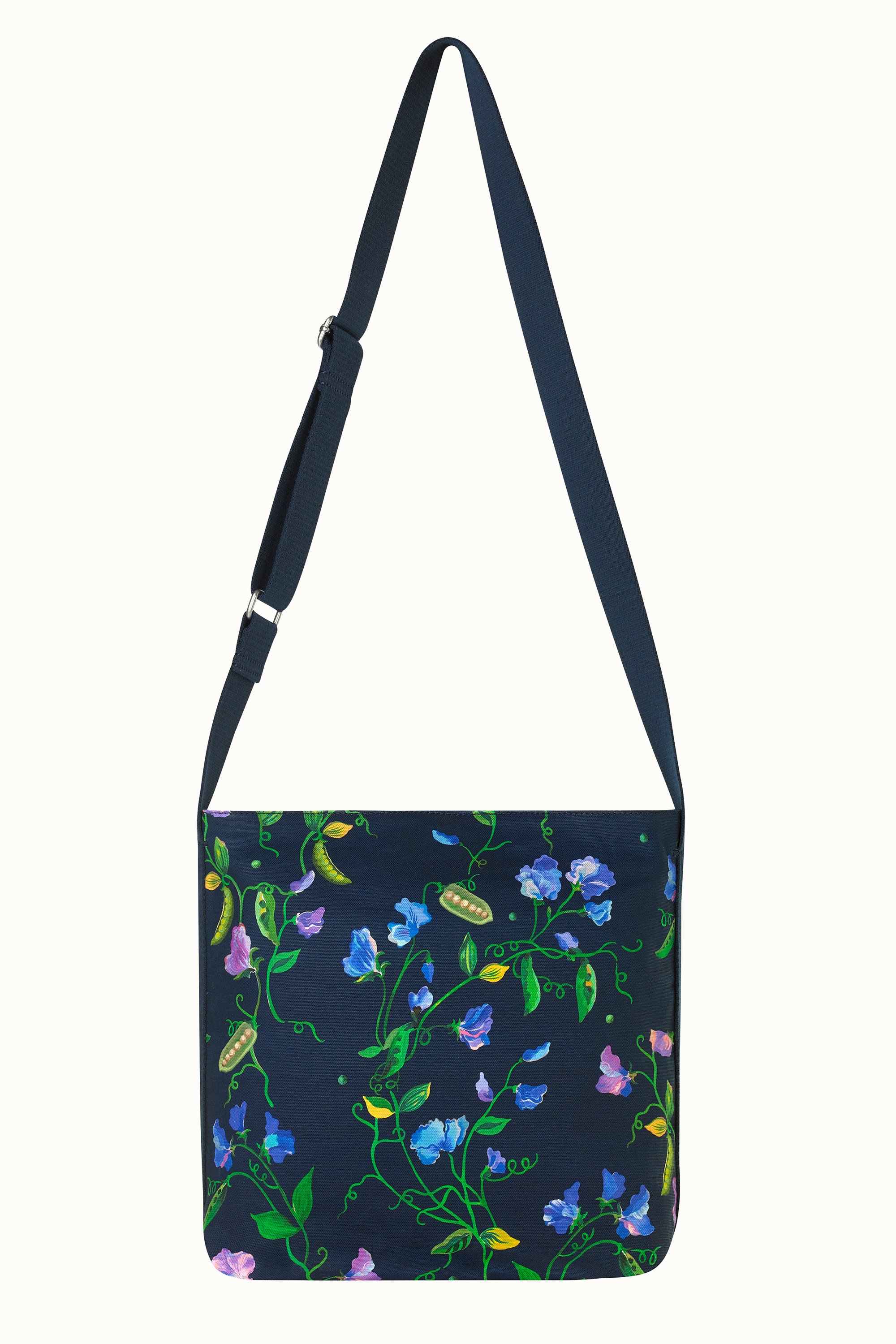Sweet Pea Zipped Messenger Bag