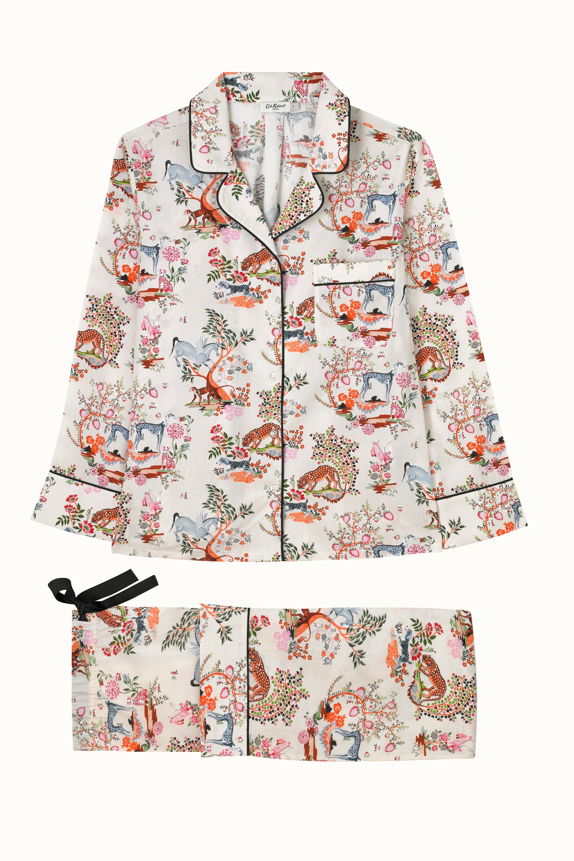 Painted Kingdom Long Woven PJ Set