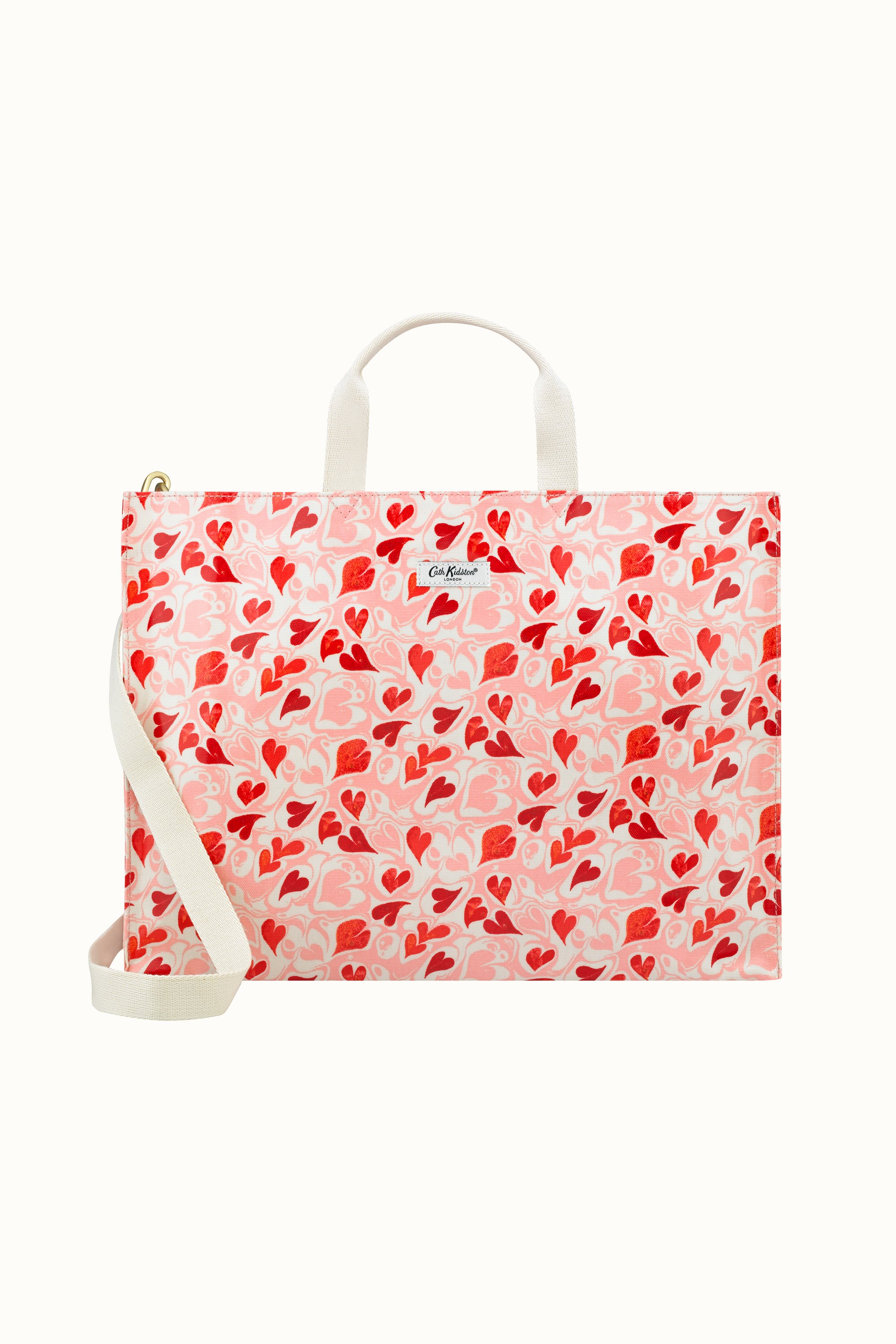 Marble Hearts Ditsy Strappy Carryall