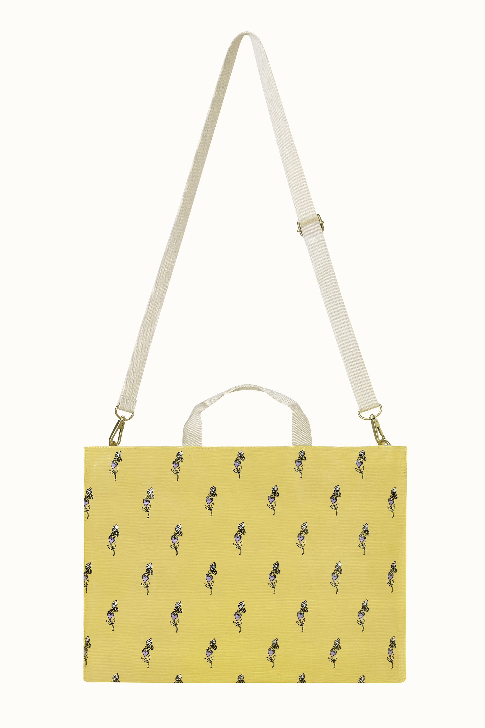 Bee & Heart Strappy Carryall