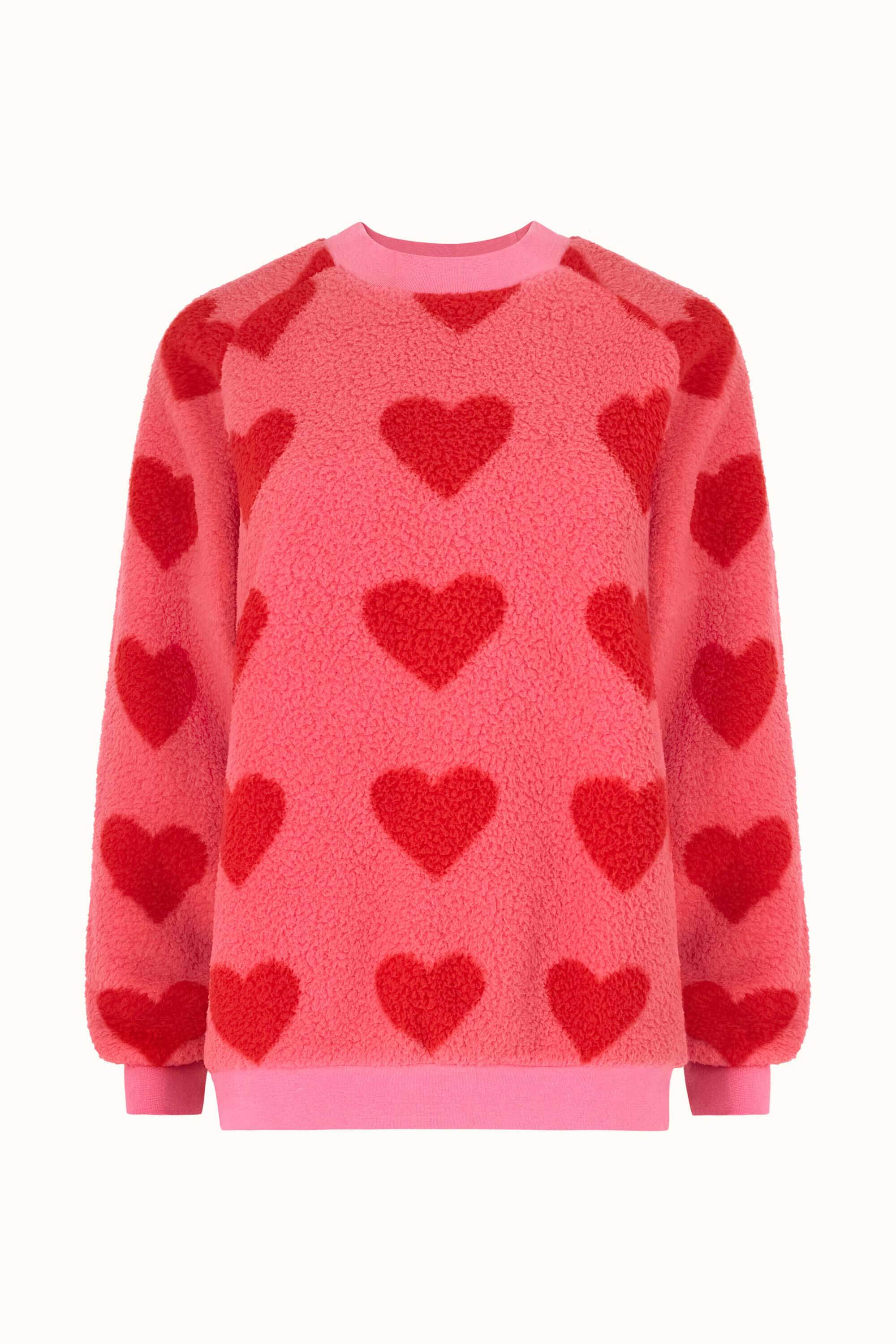 Heart Cosy Fleece Fun Jumper