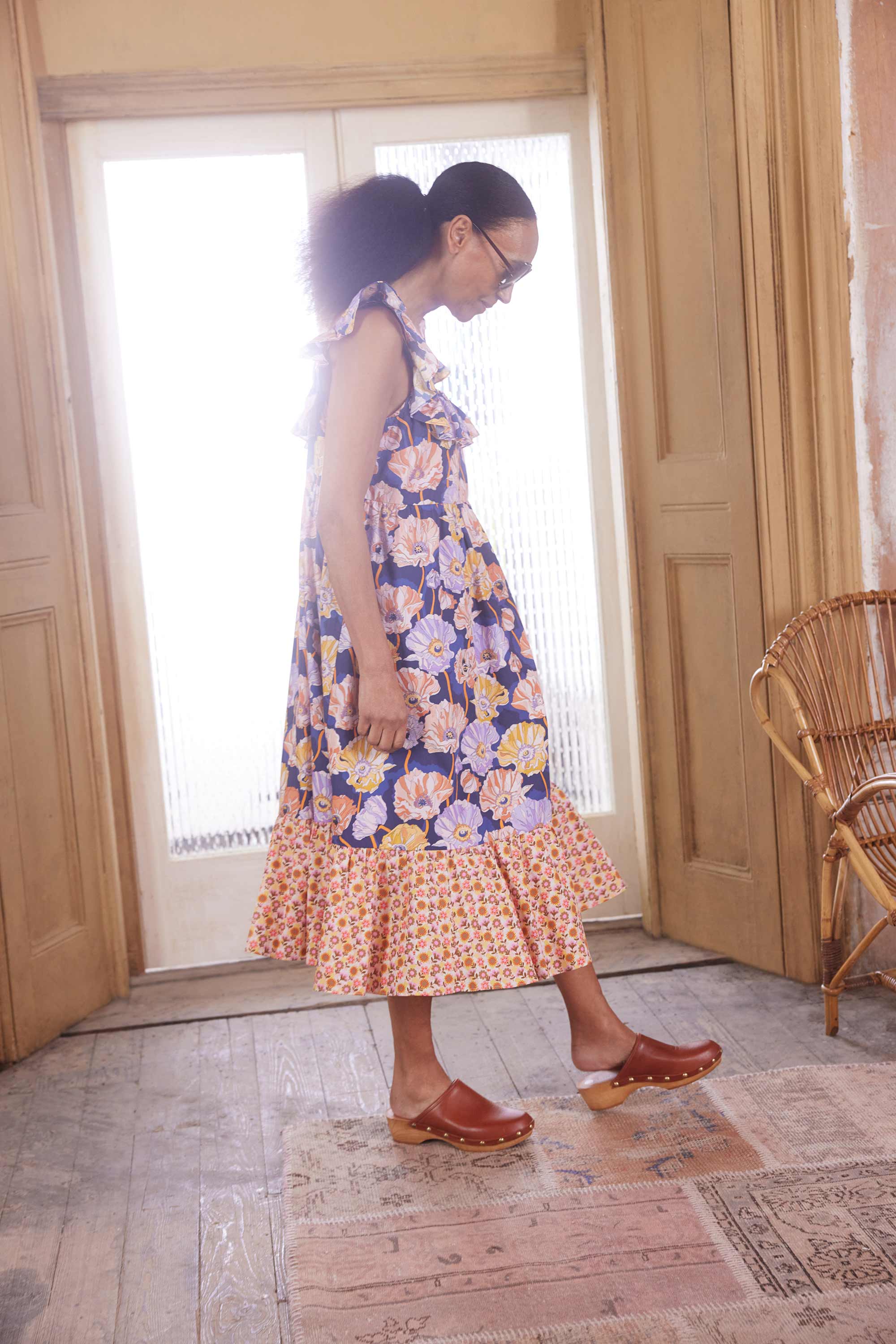 Summer Poppy Midscale Ruffle Dreamer Dress