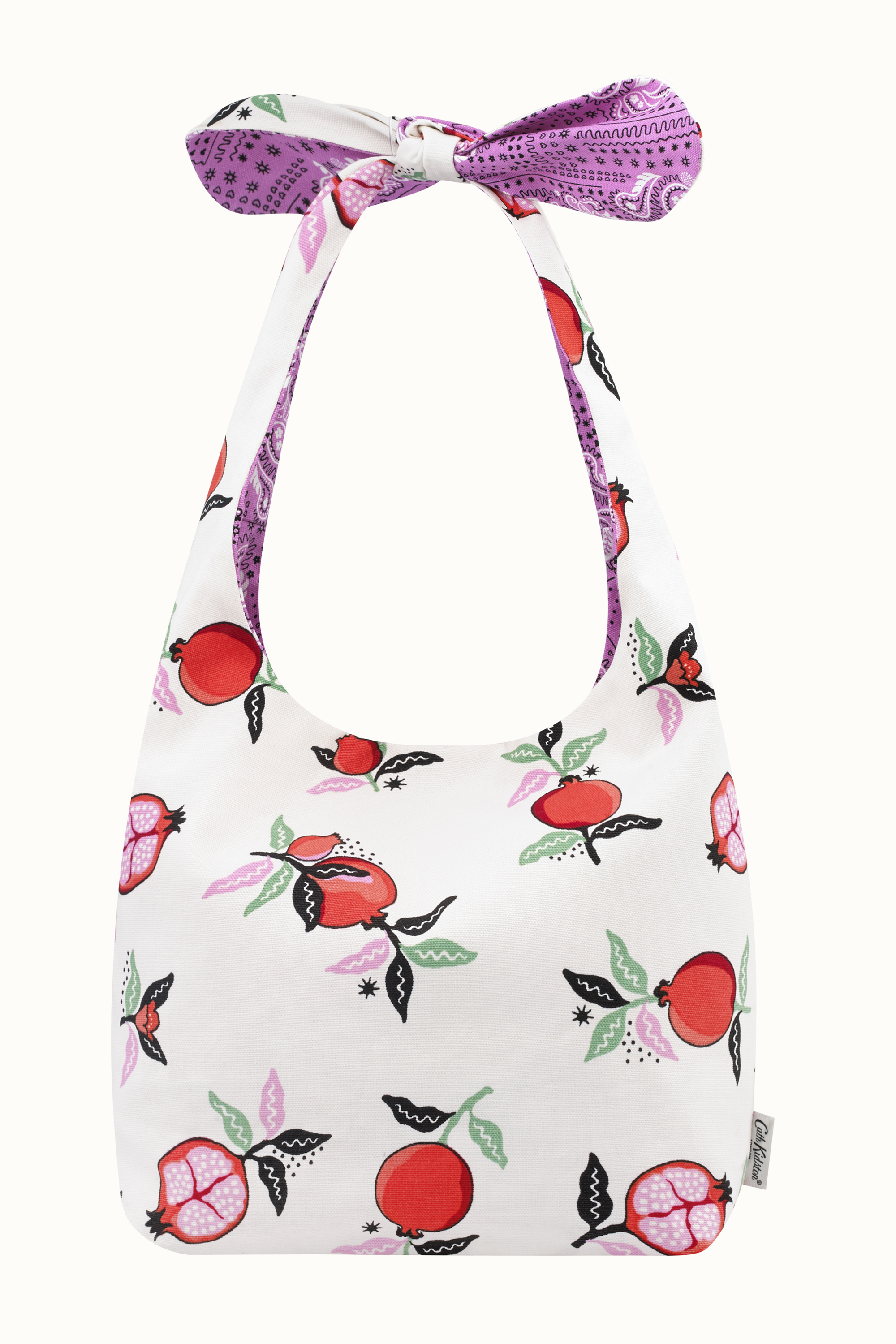 Pomegranate Mini Reversible Knotted Shopper