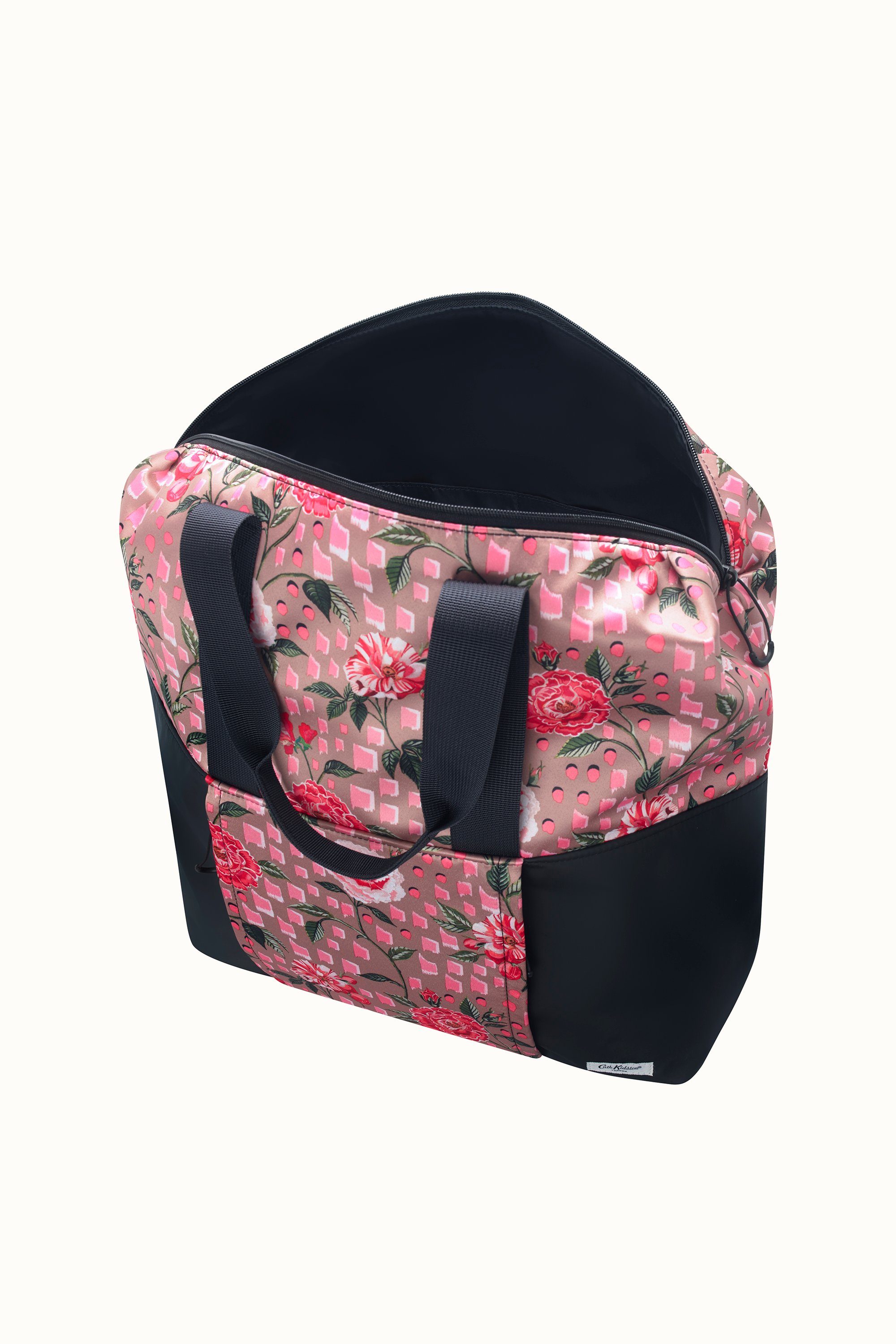 Tea Rose Recycled Satin Backpack Tote