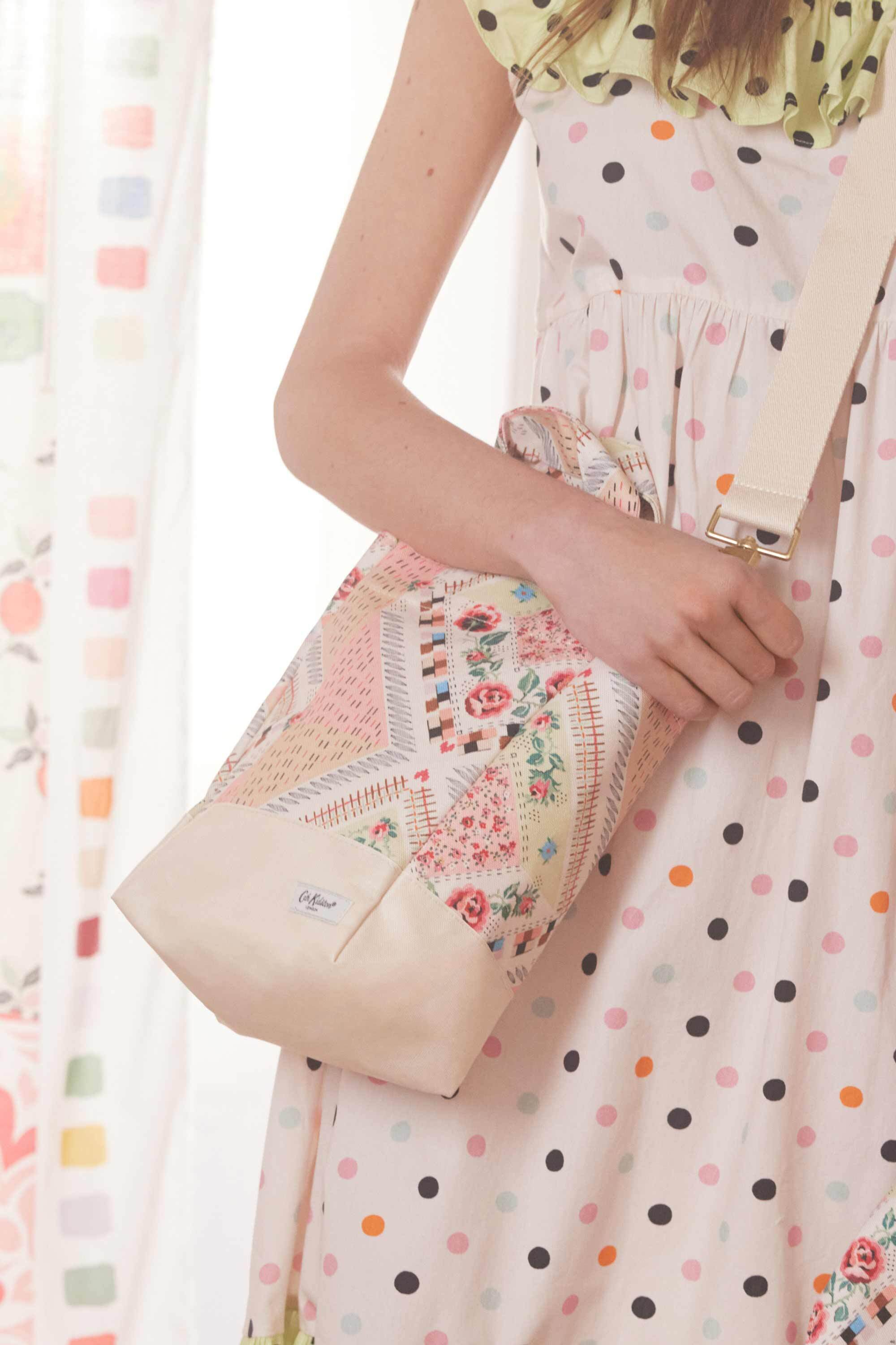 Patchwork Organic Cotton Small Tote