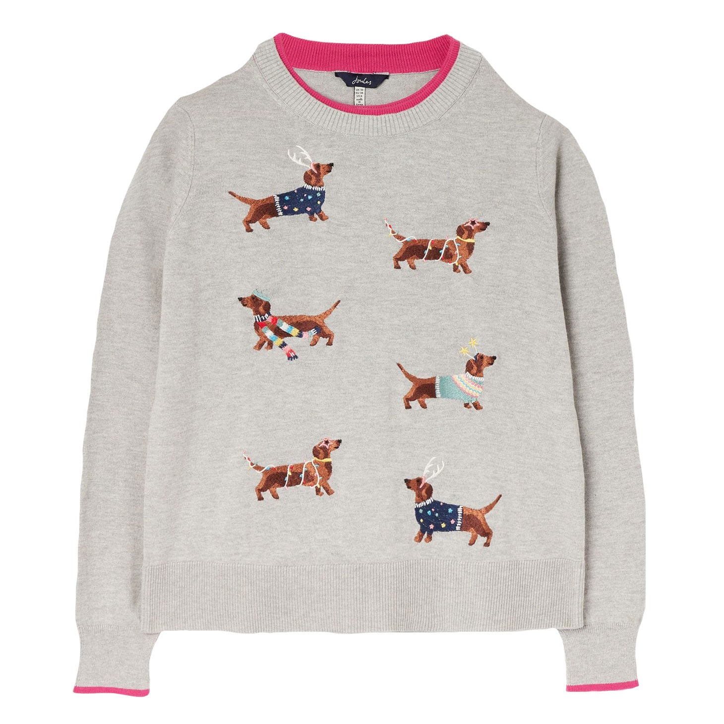Joules Ladies Mariella Festive Intarsia Jumper