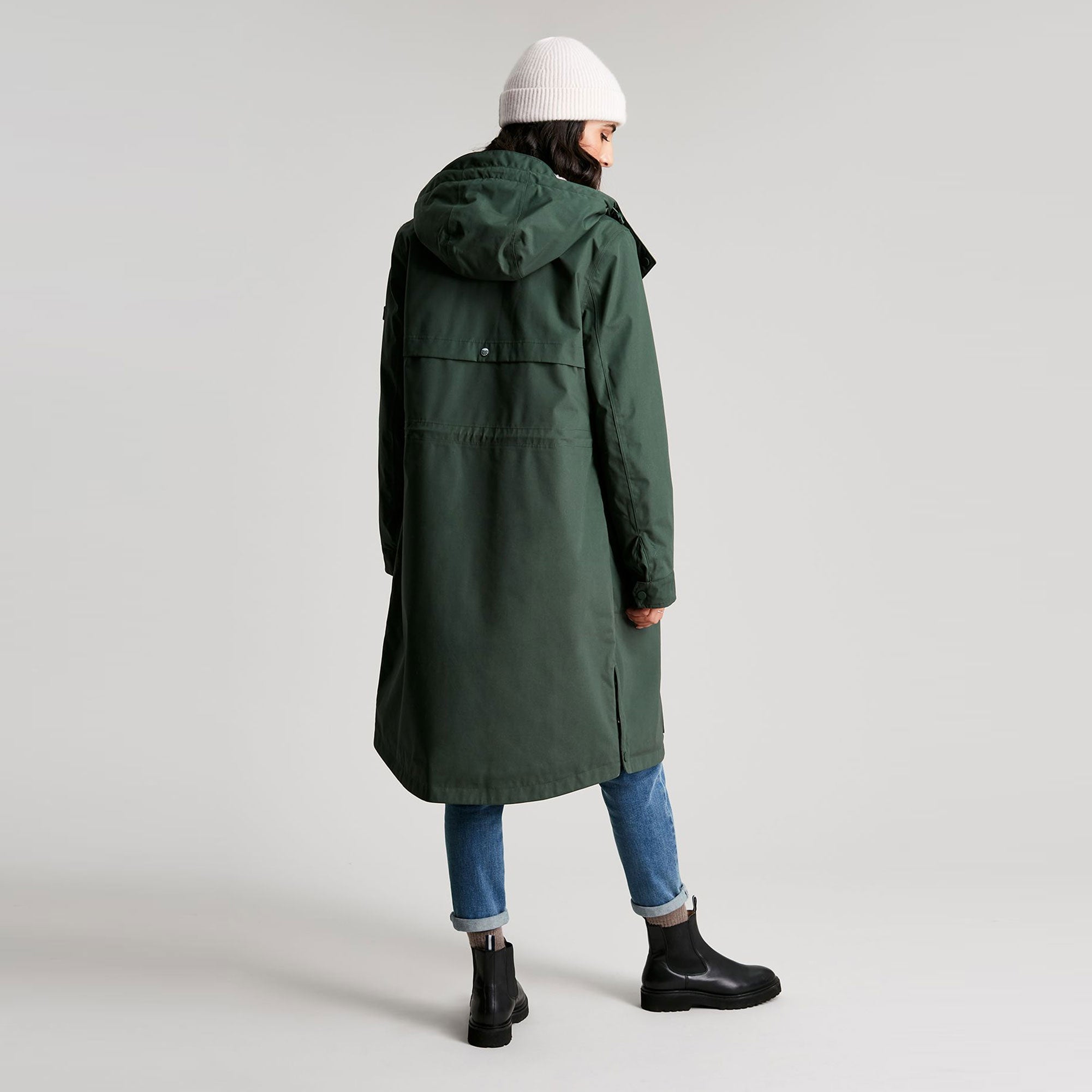 Joules Ladies Loxley Cosy Longline Parka With Borg Lining