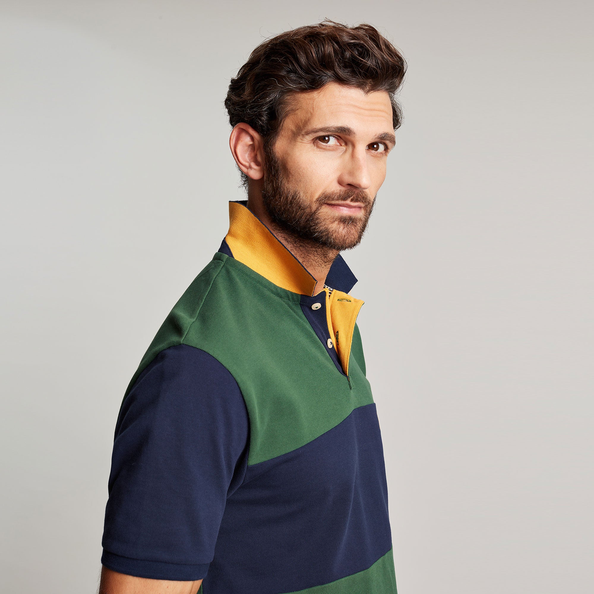 Joules Mens Colour Block Woody Polo