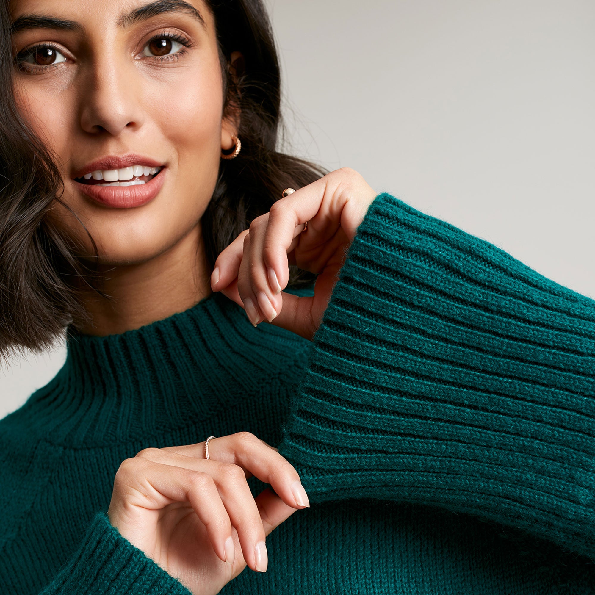 Joules Ladies Rosalie Mock Turtle Neck Jumper