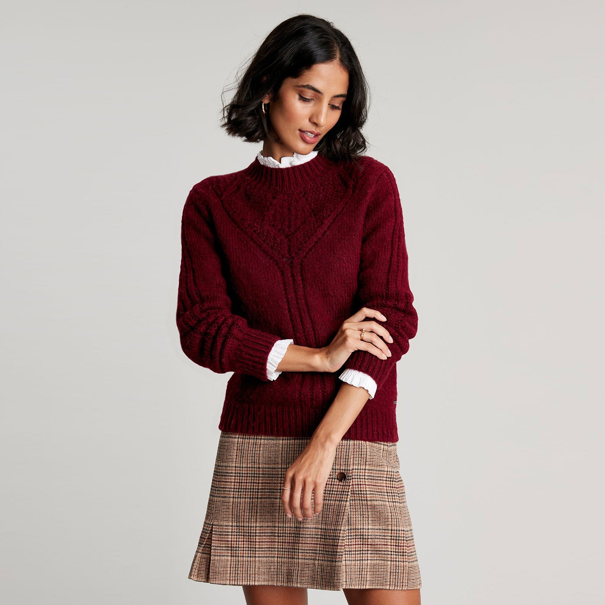 Joules Ladies Isabella Chunky Pointelle Jumper