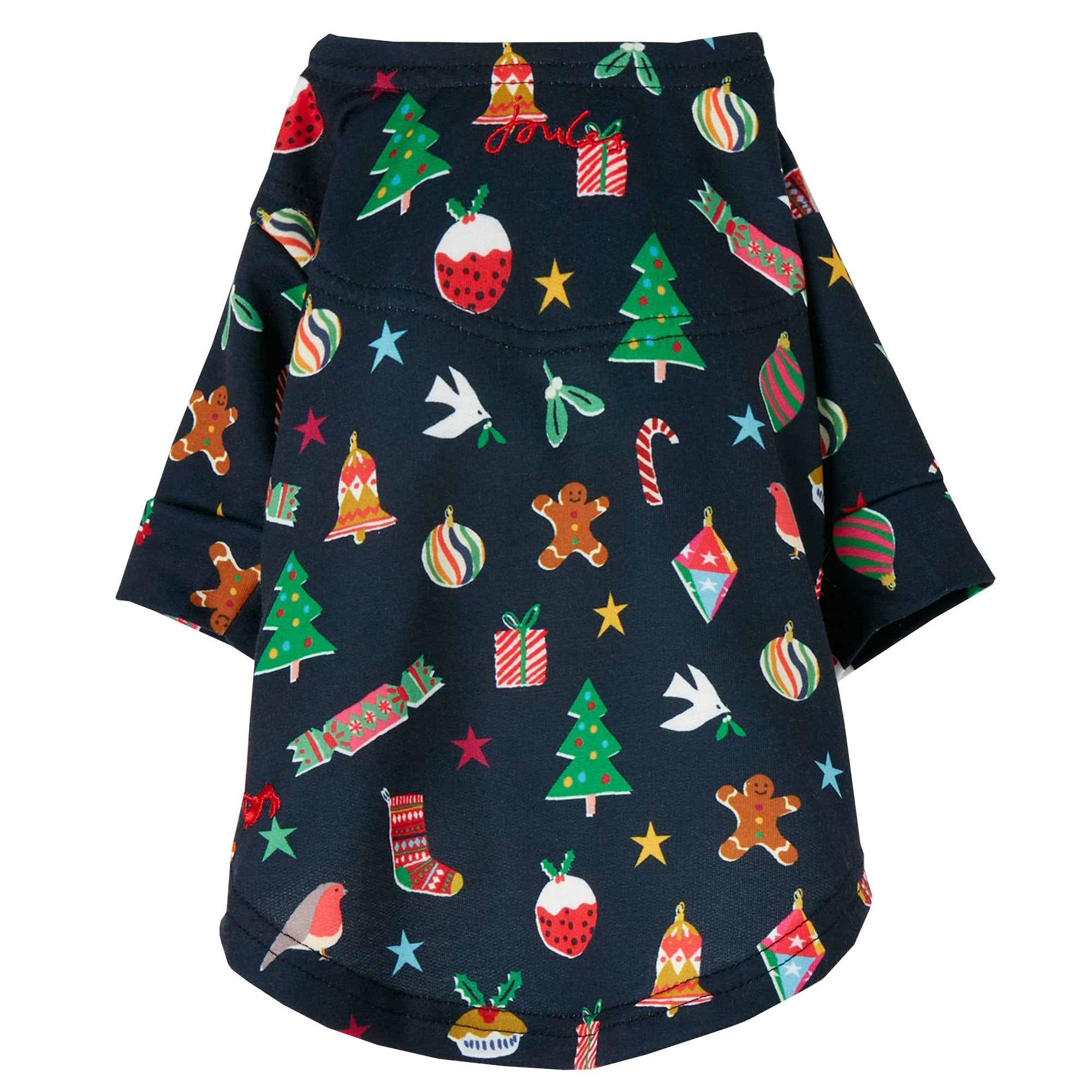 Joules Bauble Festive Christmas Family Print Dog Pj's