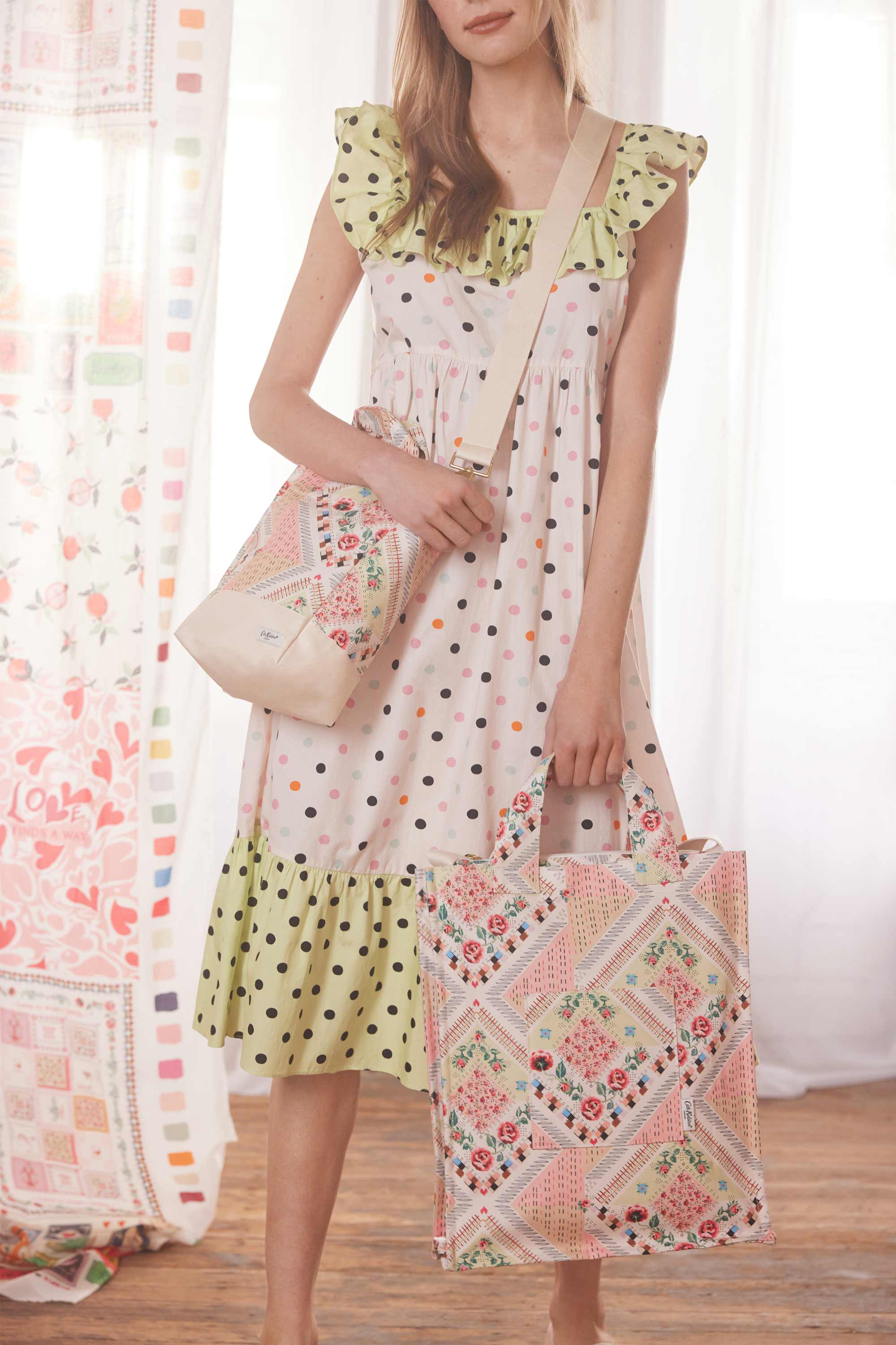 Spot Ruffle Dreamer Dress
