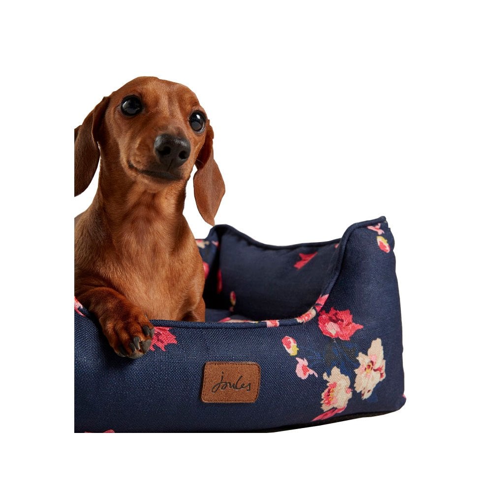 Joules Floral Box Dog Bed