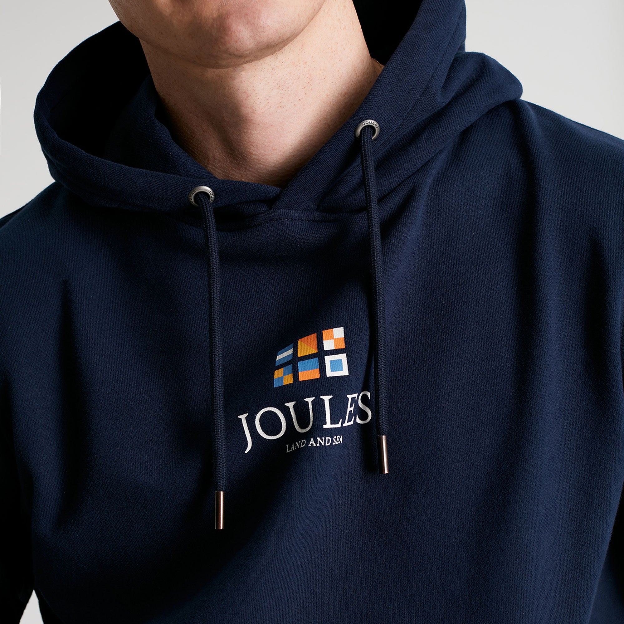 Joules Mens Parkside Coastal Branded Hoodie