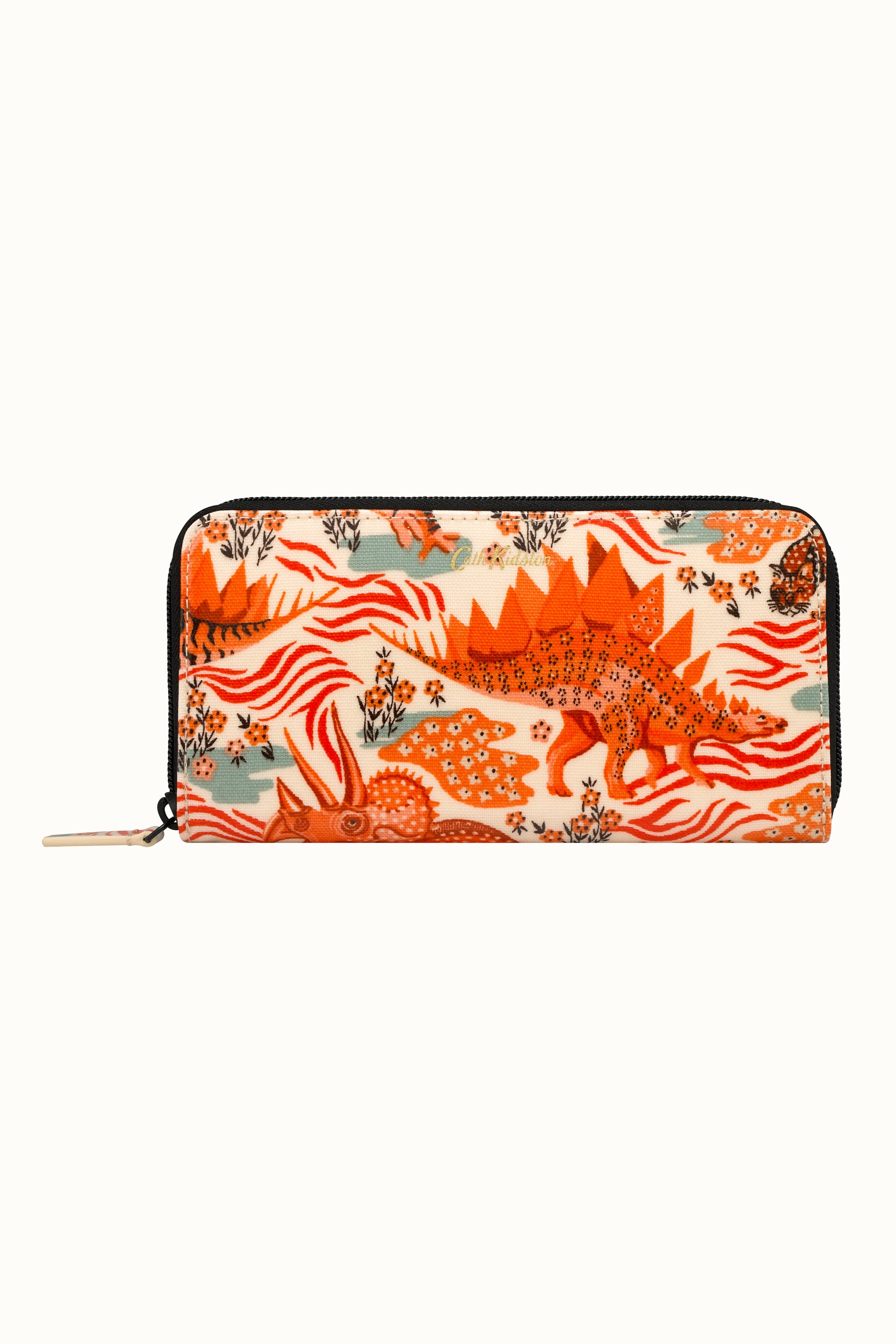 Camo Dino Continental Zip Wallet