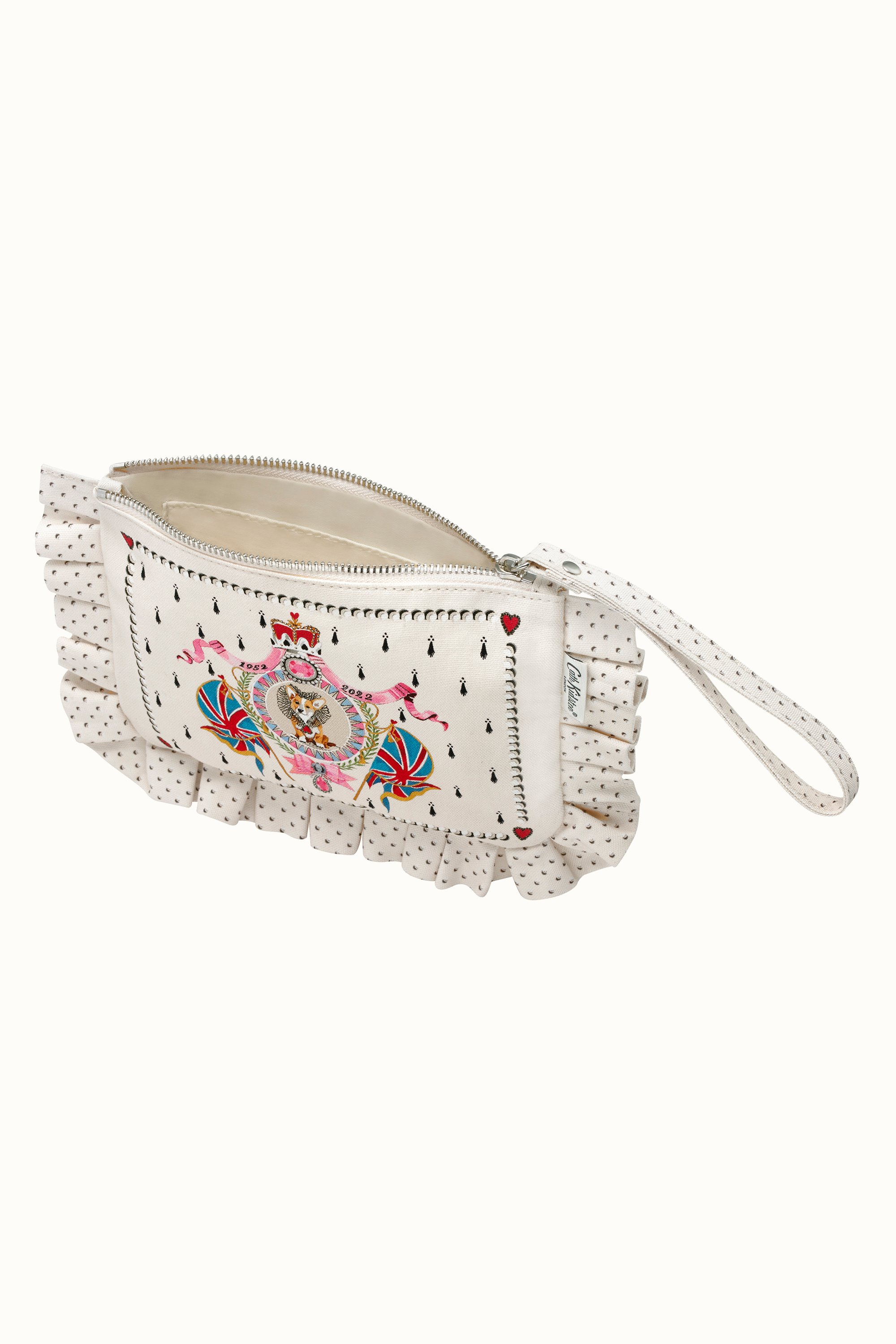 Jubilee Corgi Frill Wristlet Pouch