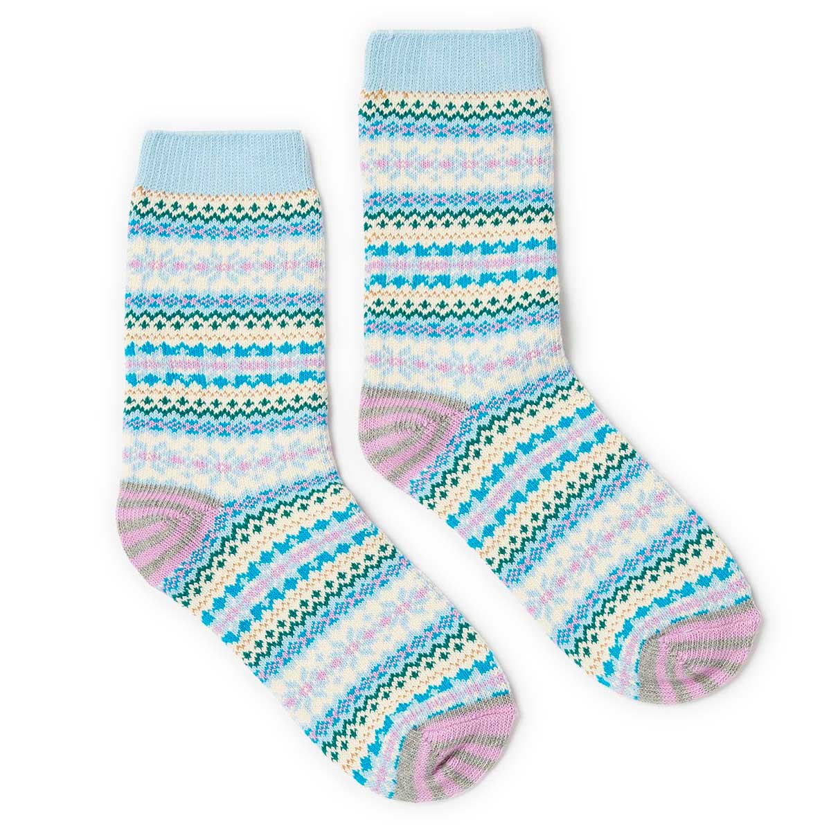 Joules Ladies Lucille Fairisle Boot Sock