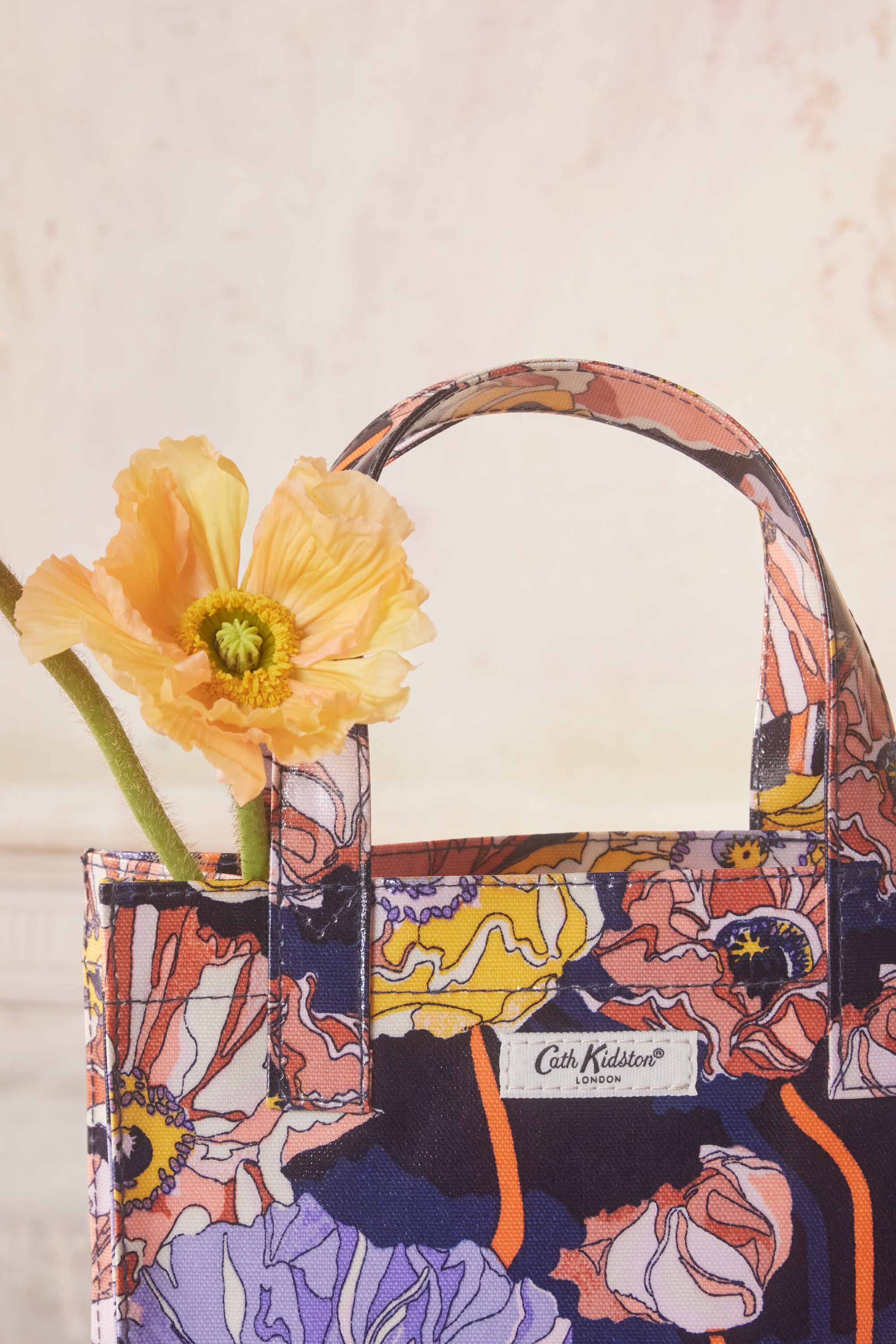 Summer Poppy Midscale Small Bookbag