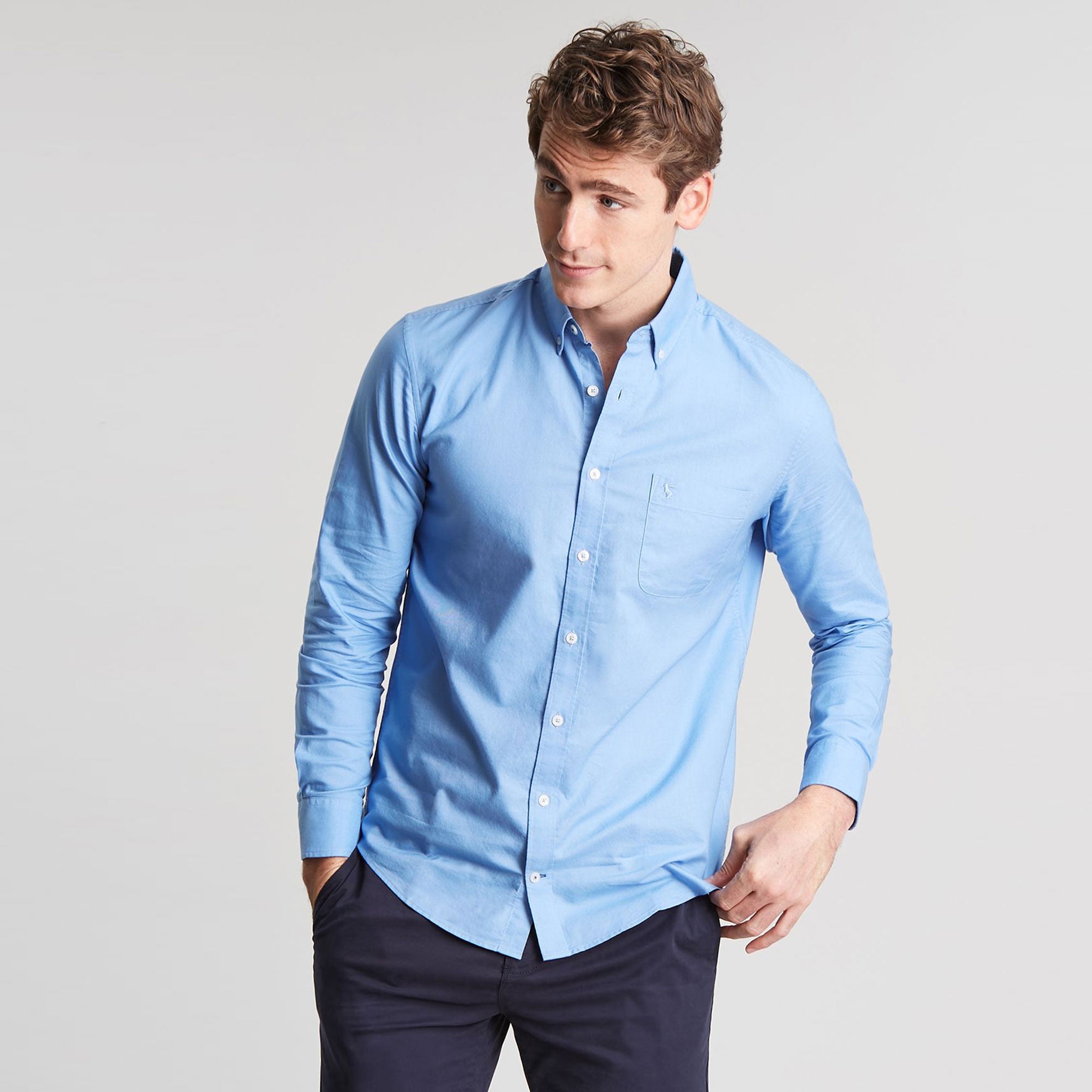 Joules Mens Classic Fit Coloured Oxford Shirt