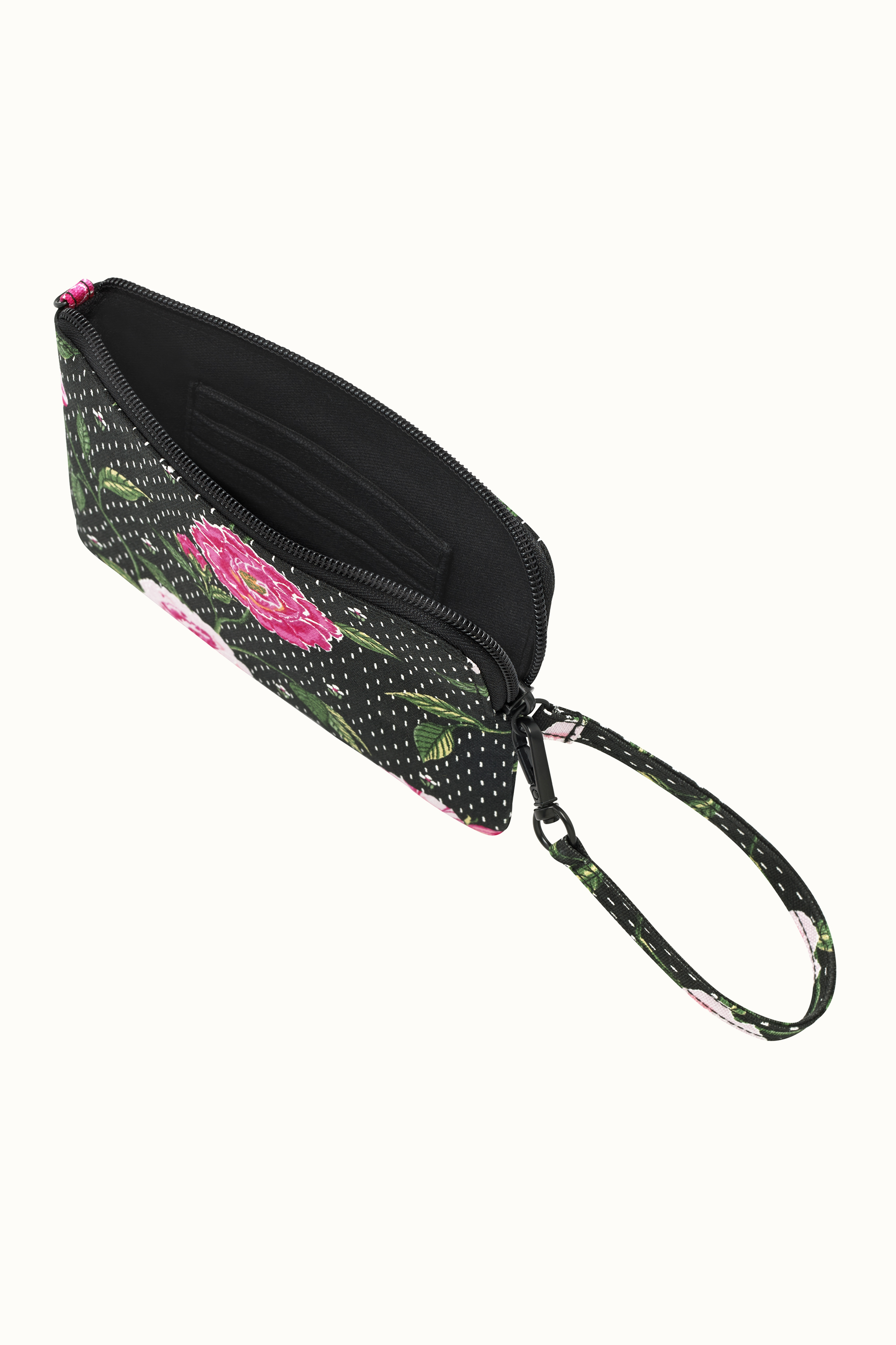 Tea Rose Convertible Wristlet Pouch