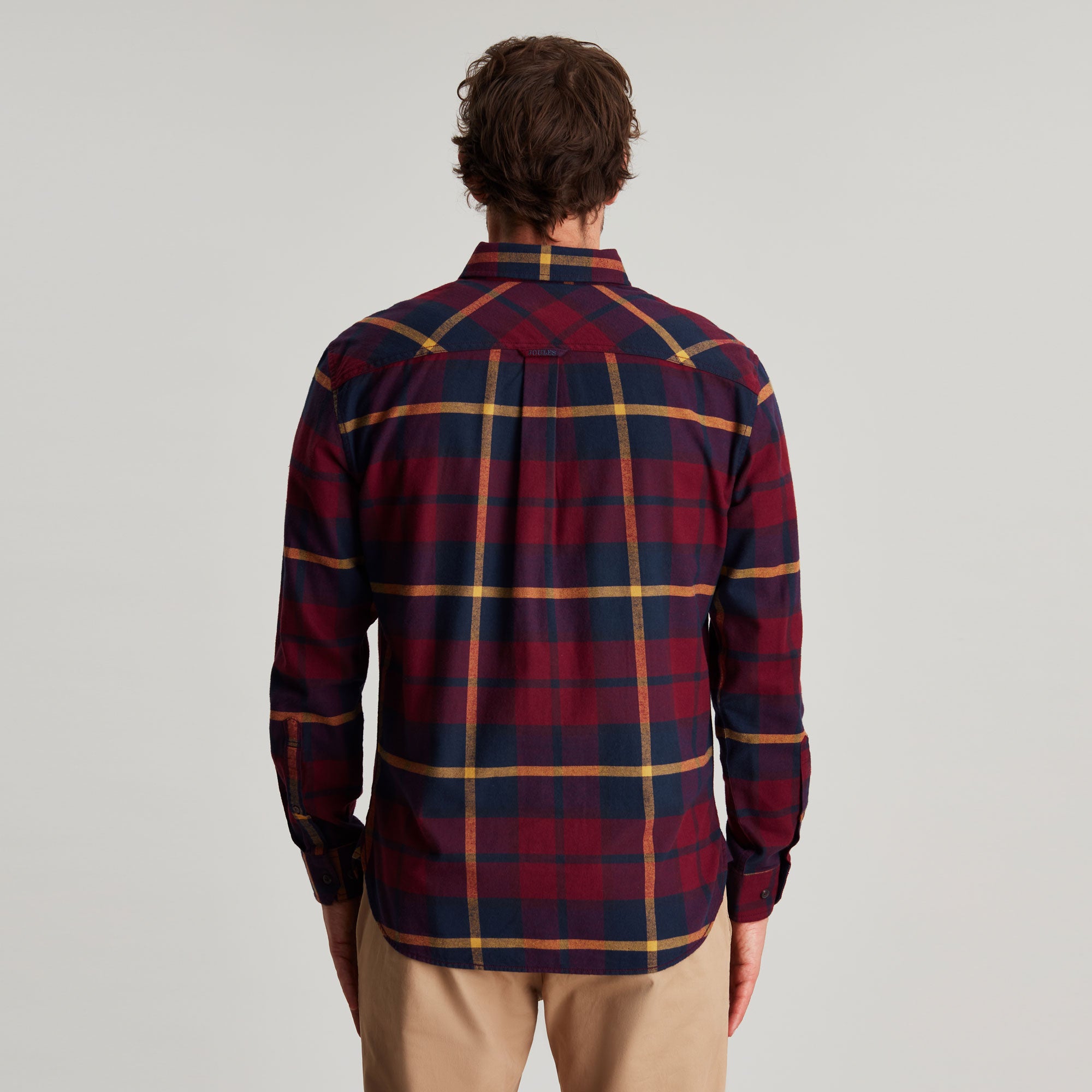 Joules Mens Buchannan Classic Long Sleeve Brushed Shirt