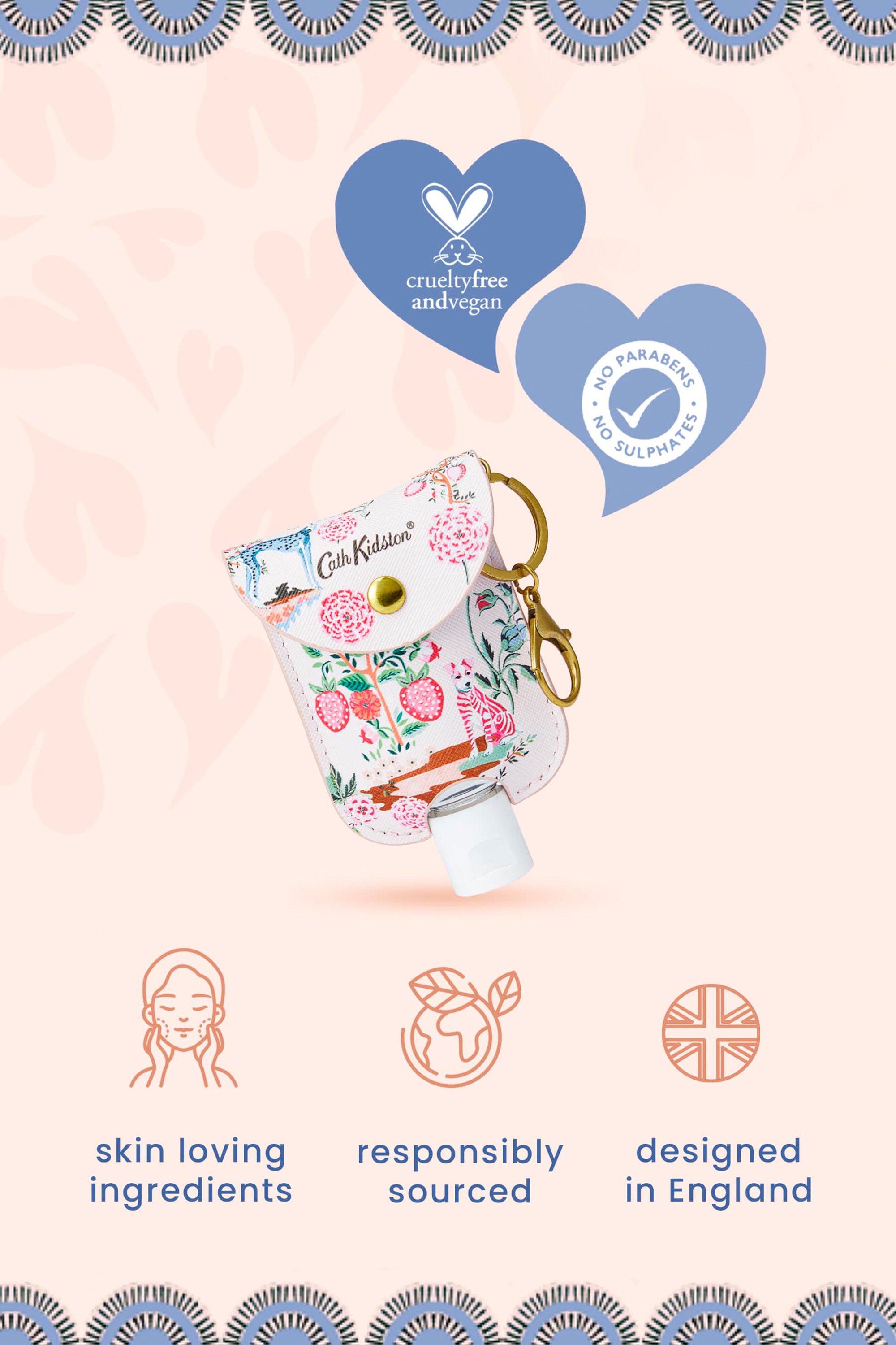 Painted Kingdom Hand Sanitiser Holder & Gel