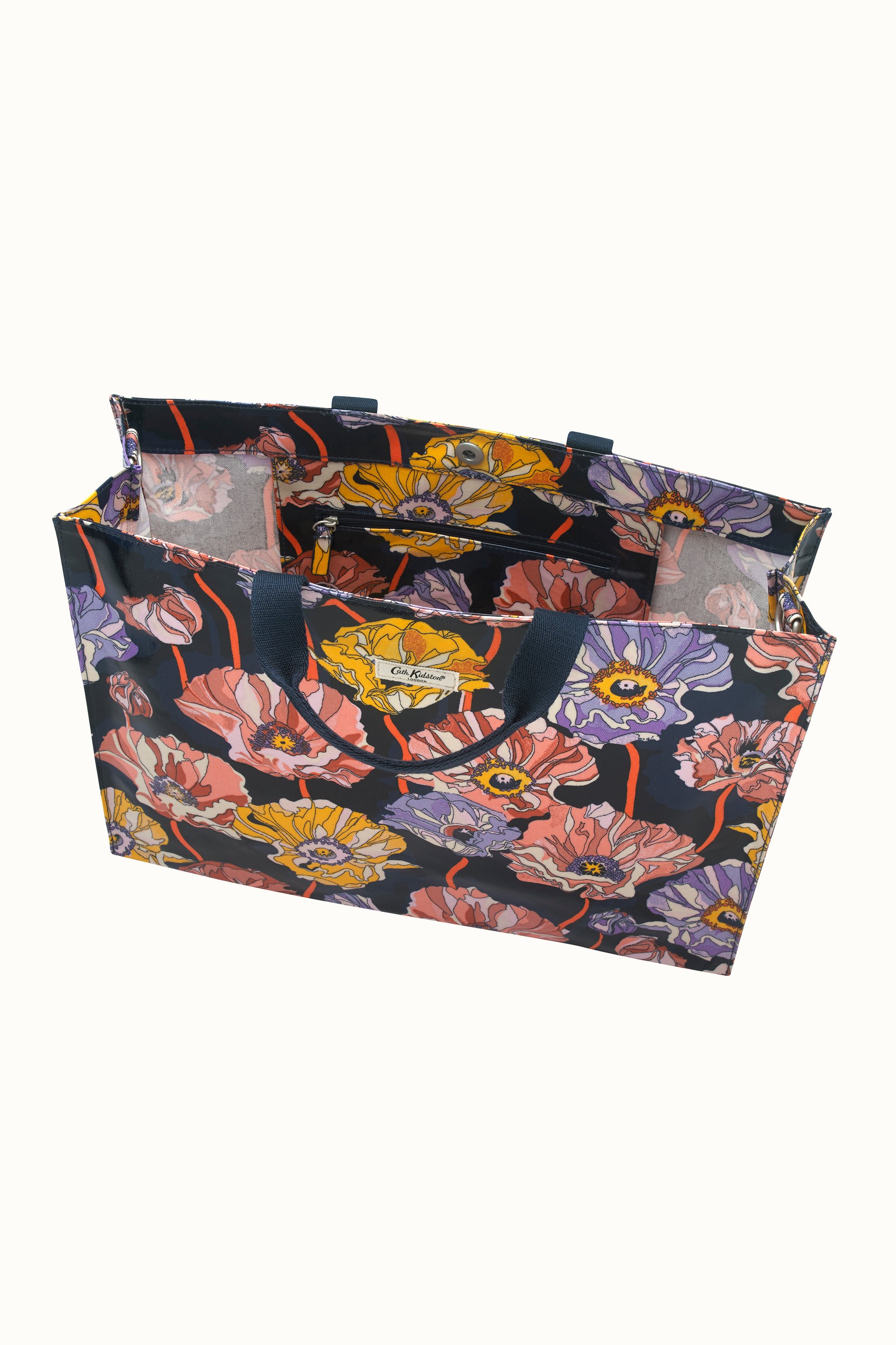 Summer Poppy Midscale Strappy Carryall