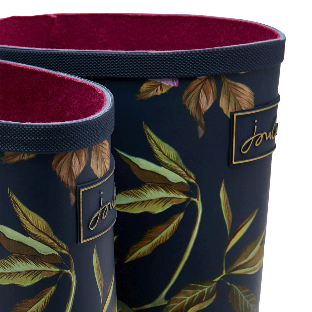 Joules Ladies Welly Print With Back Gusset