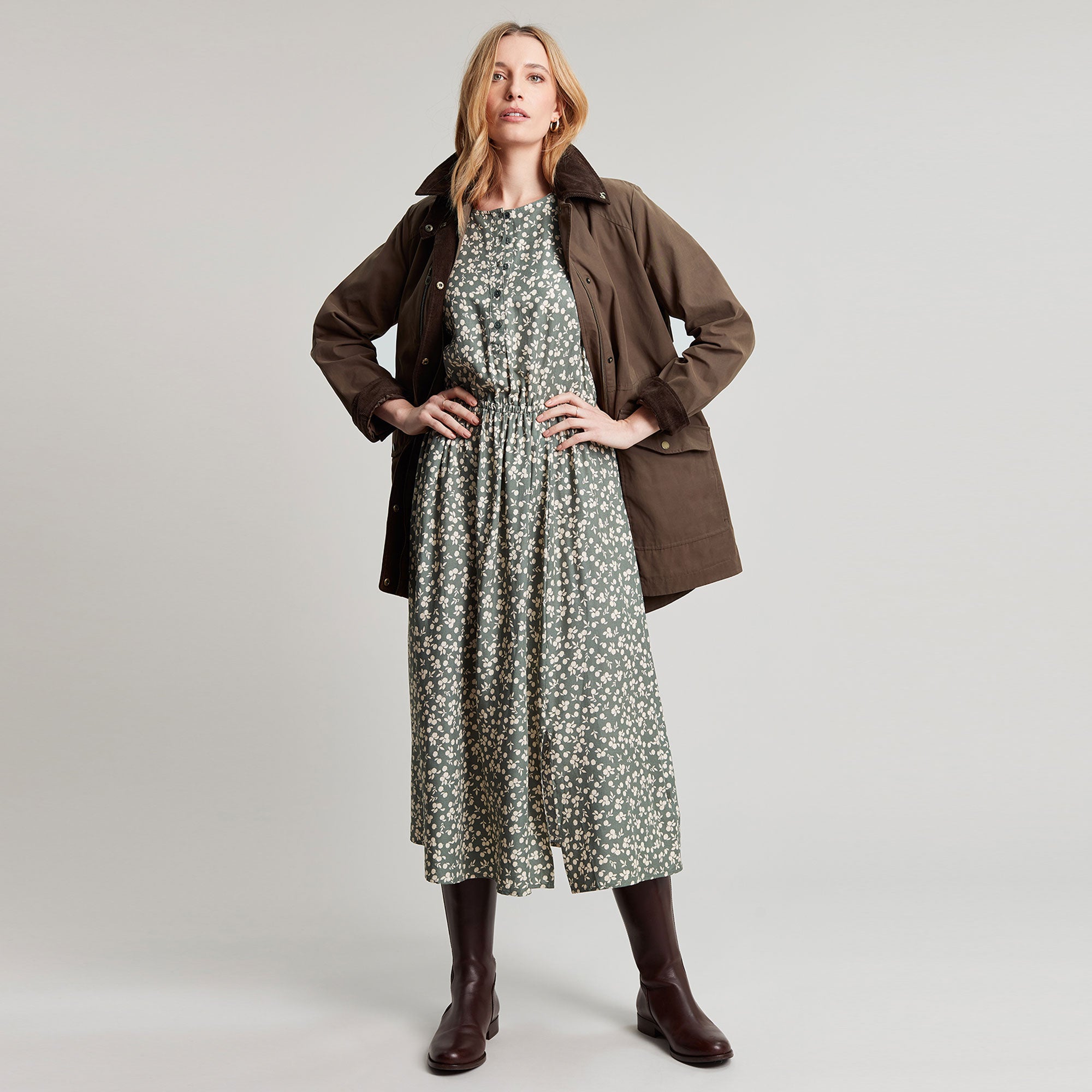 Joules Ladies Montford Waxed Coat