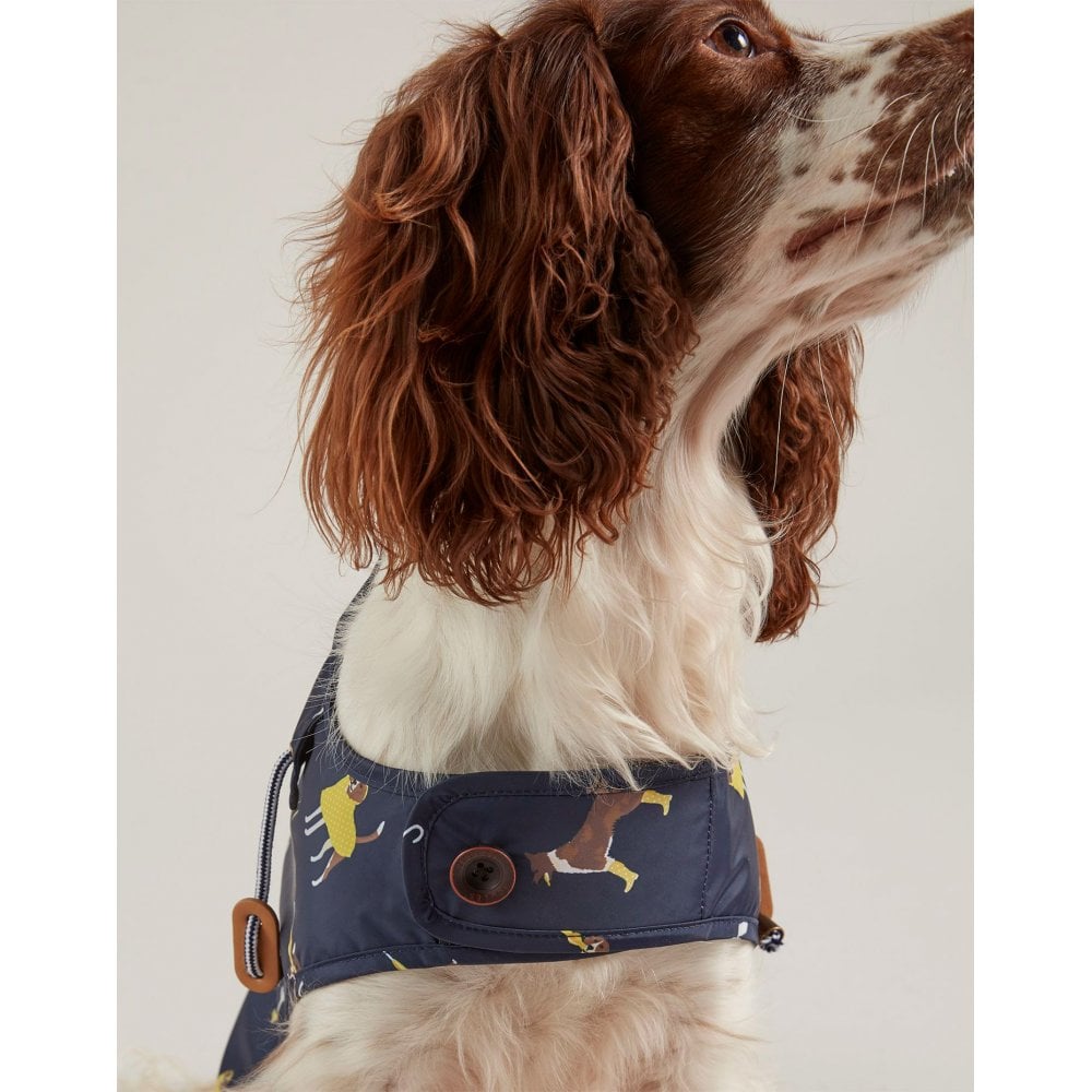 Joules Water Resistant Printed Raincoat for Dogs