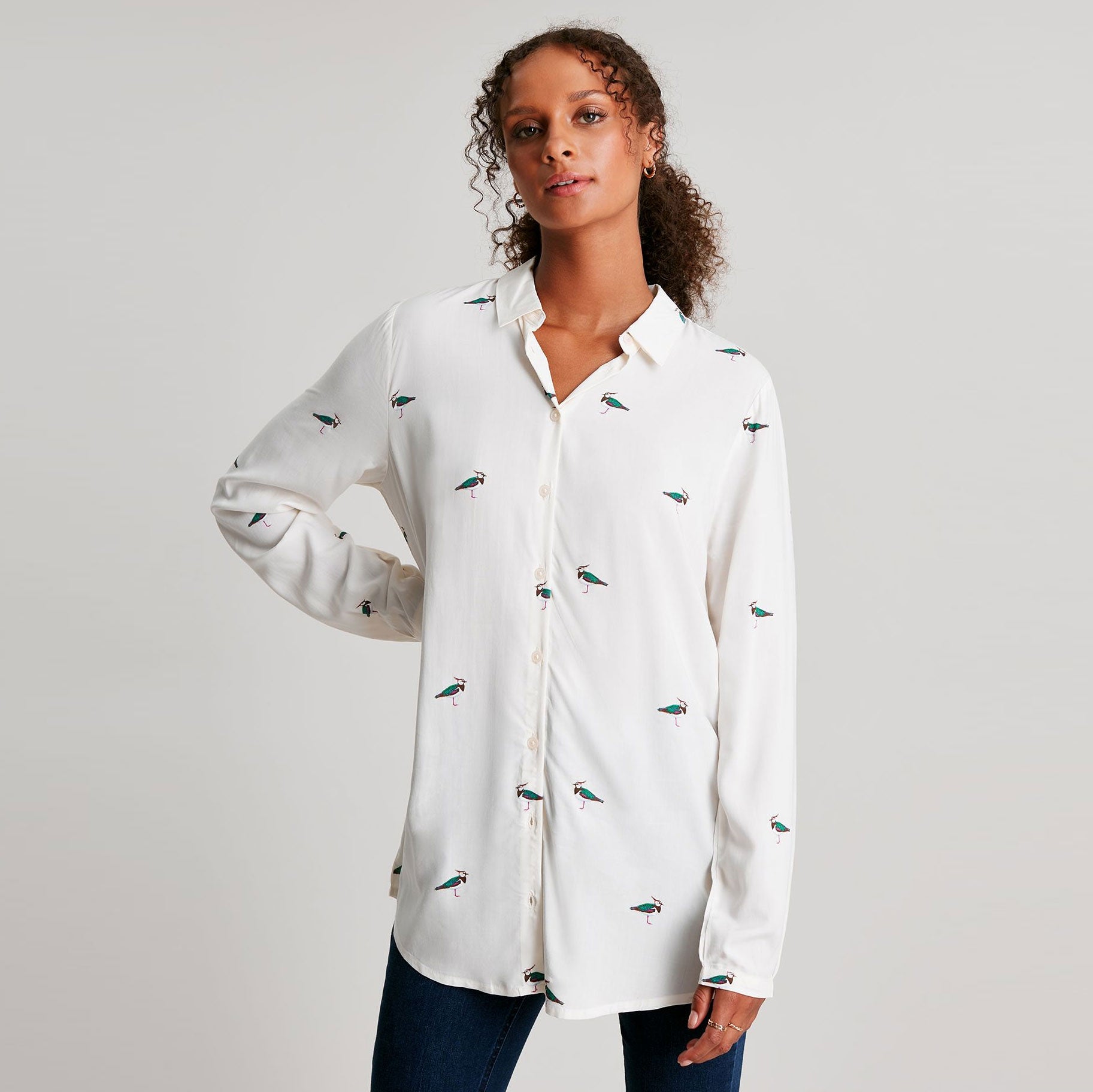 Joules Ladies Elvina Button Through Blouse