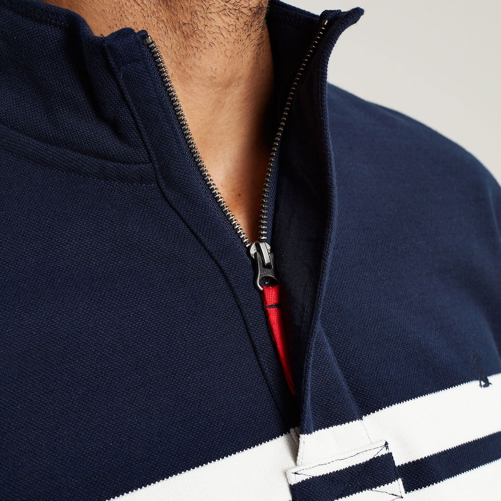 Joules Mens Newell Pique Quarter Zip